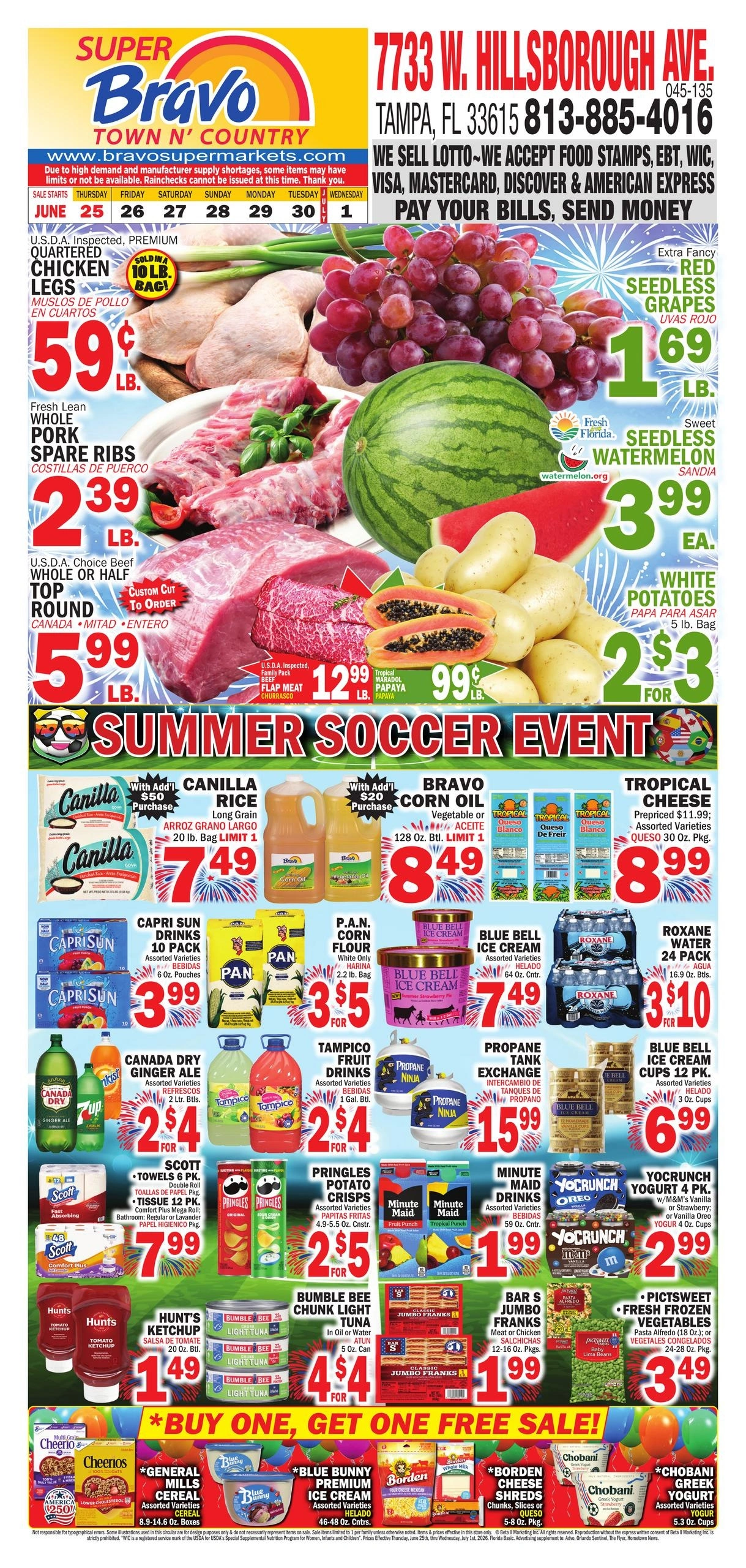 Bravo Supermarket flyer page 1