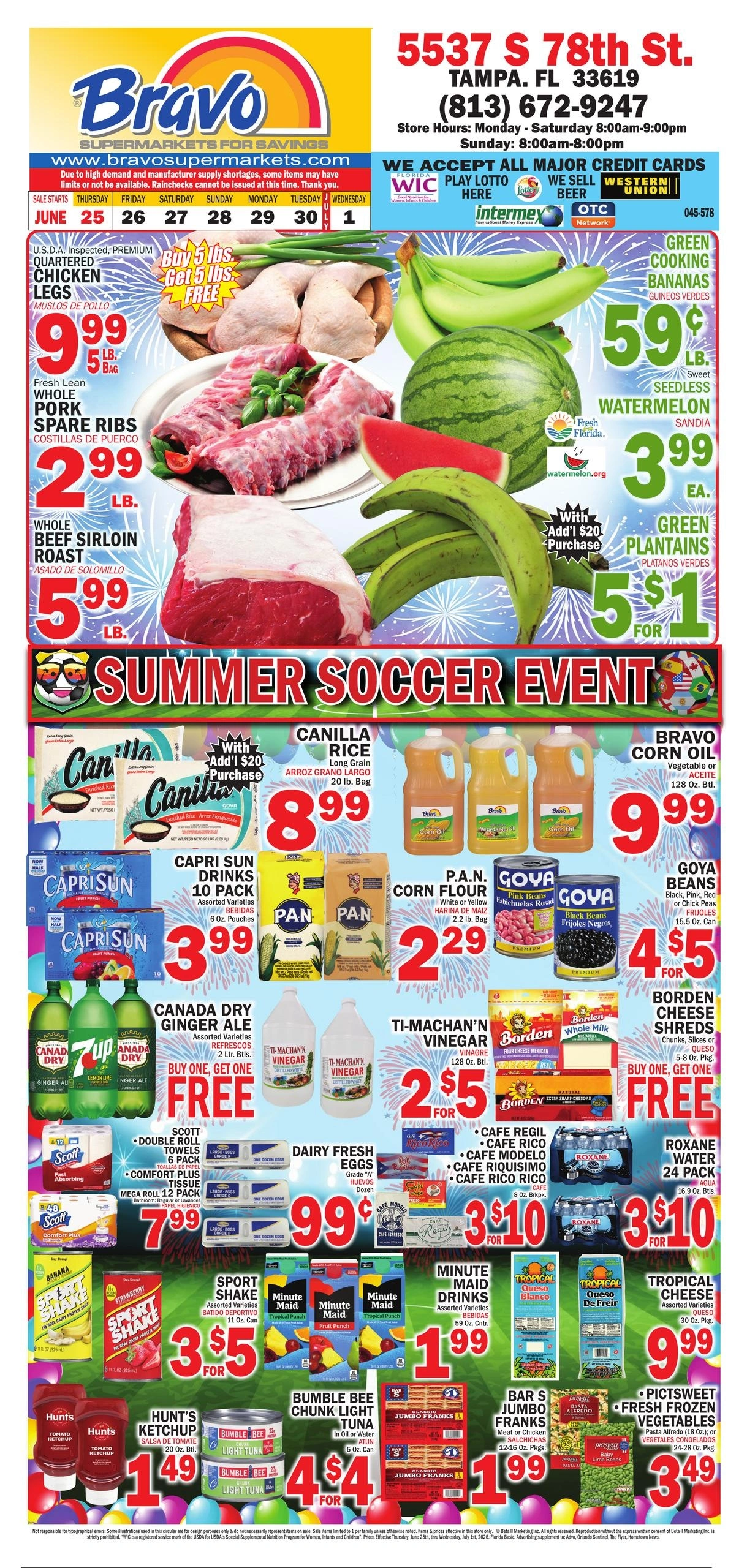 Bravo Supermarket flyer page 1