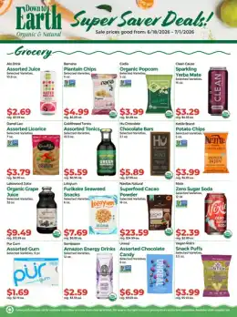 Down to Earth Organic & Natural Indexed Monthly