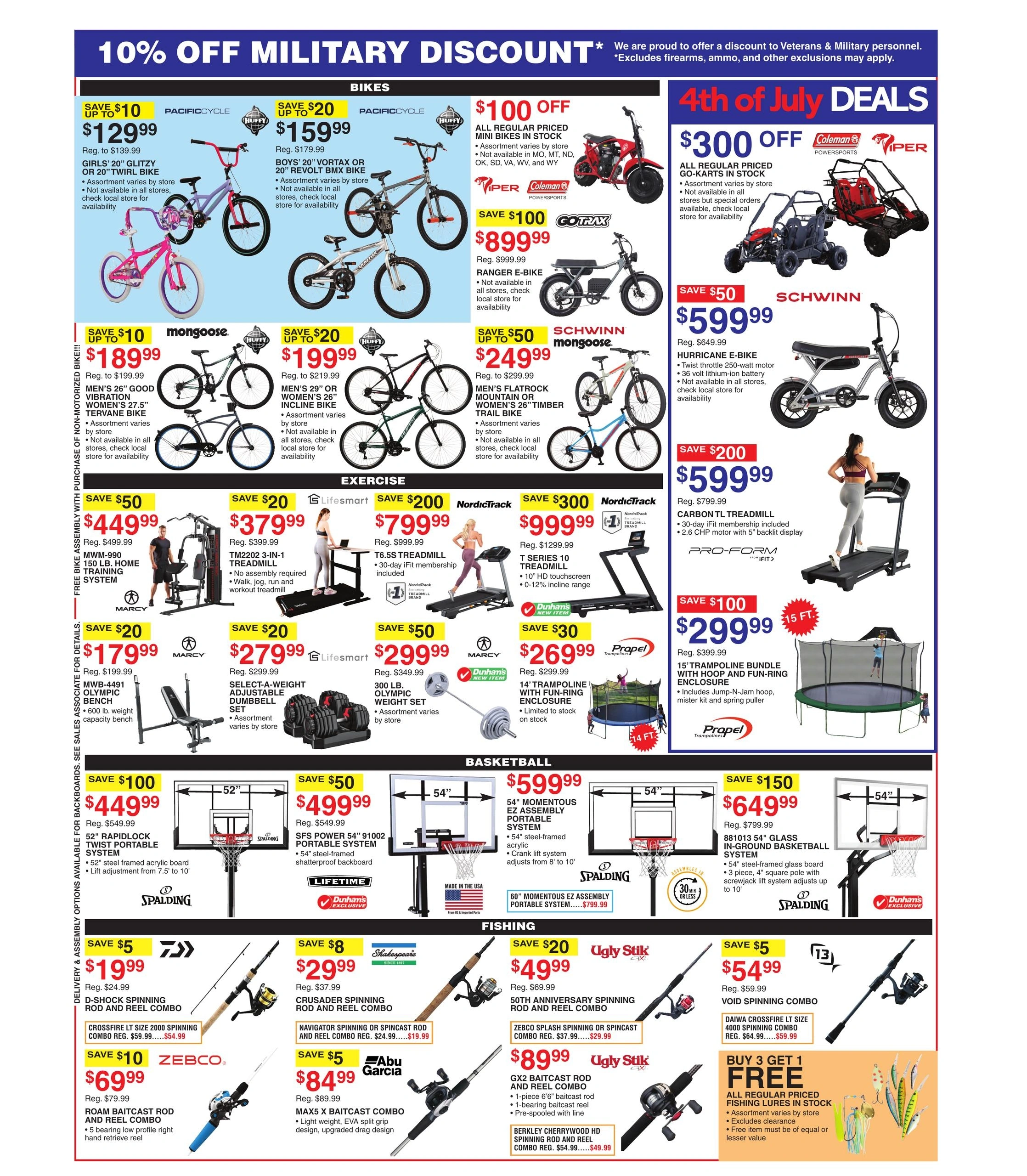 Dunham's Sports flyer page 4
