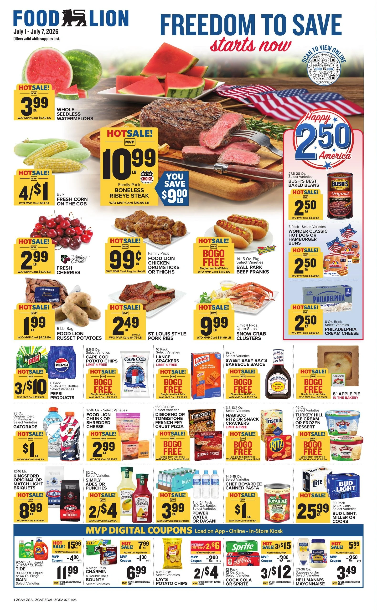 Food Lion flyer page 1