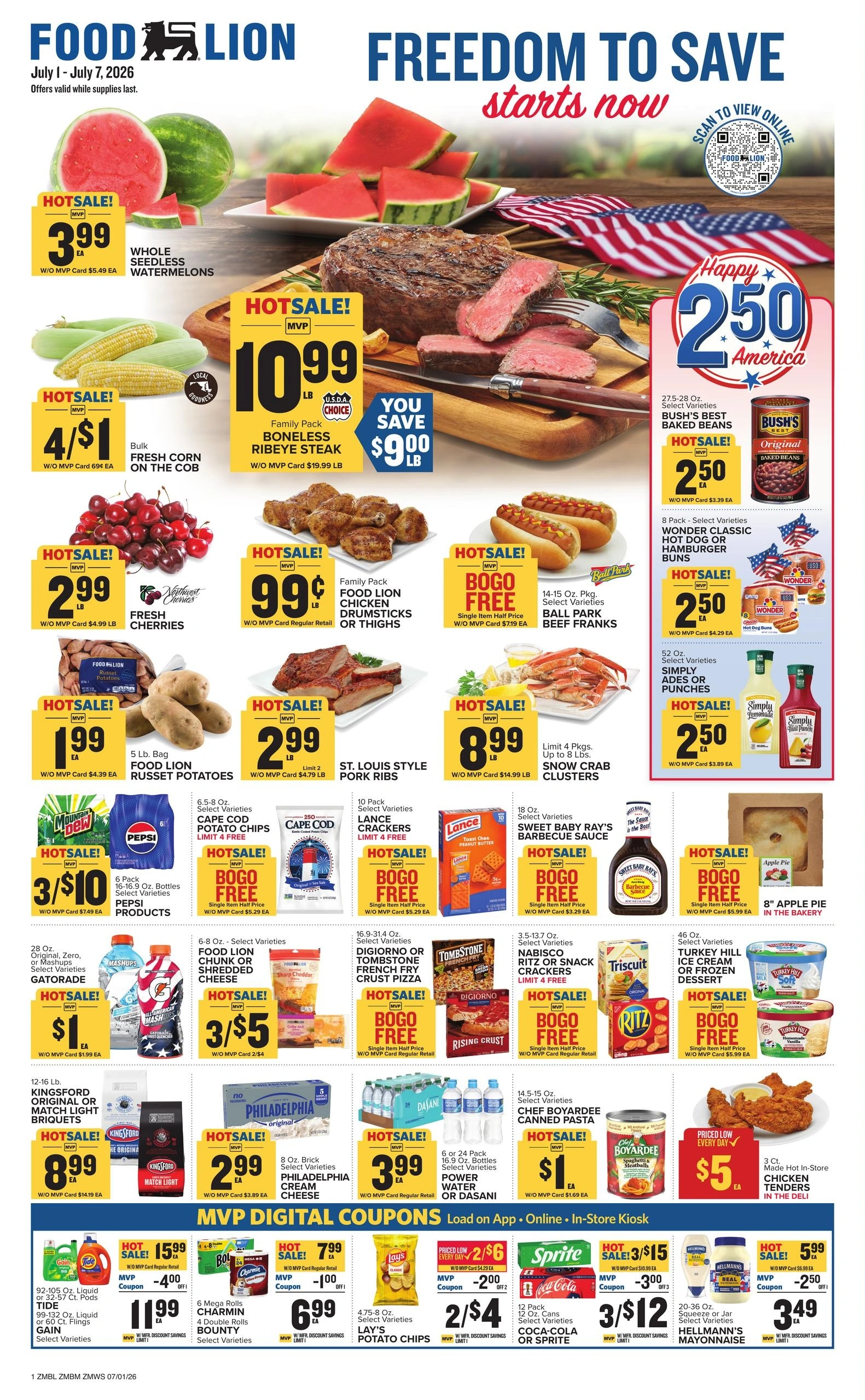 Food Lion flyer page 1