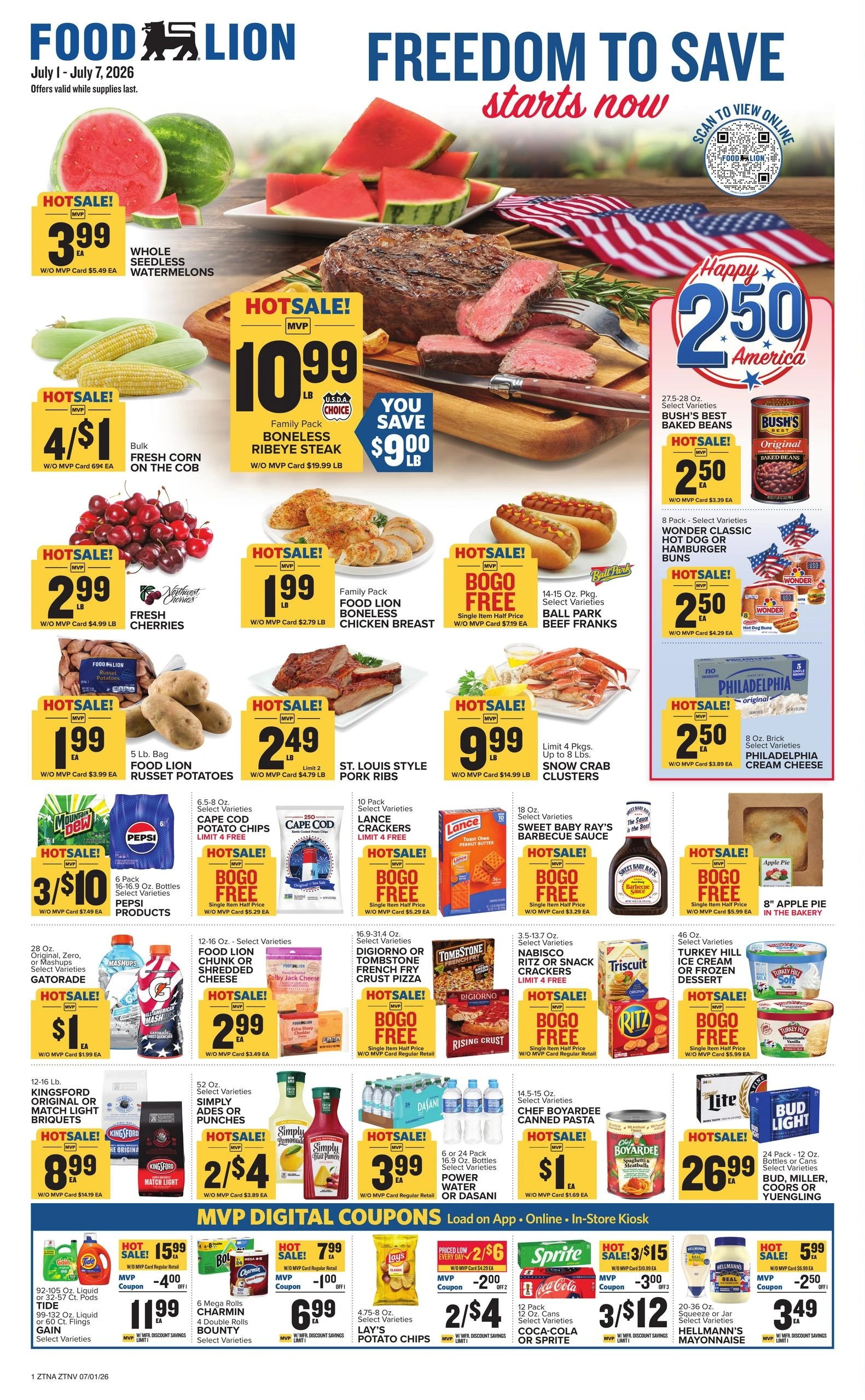 Food Lion flyer page 1