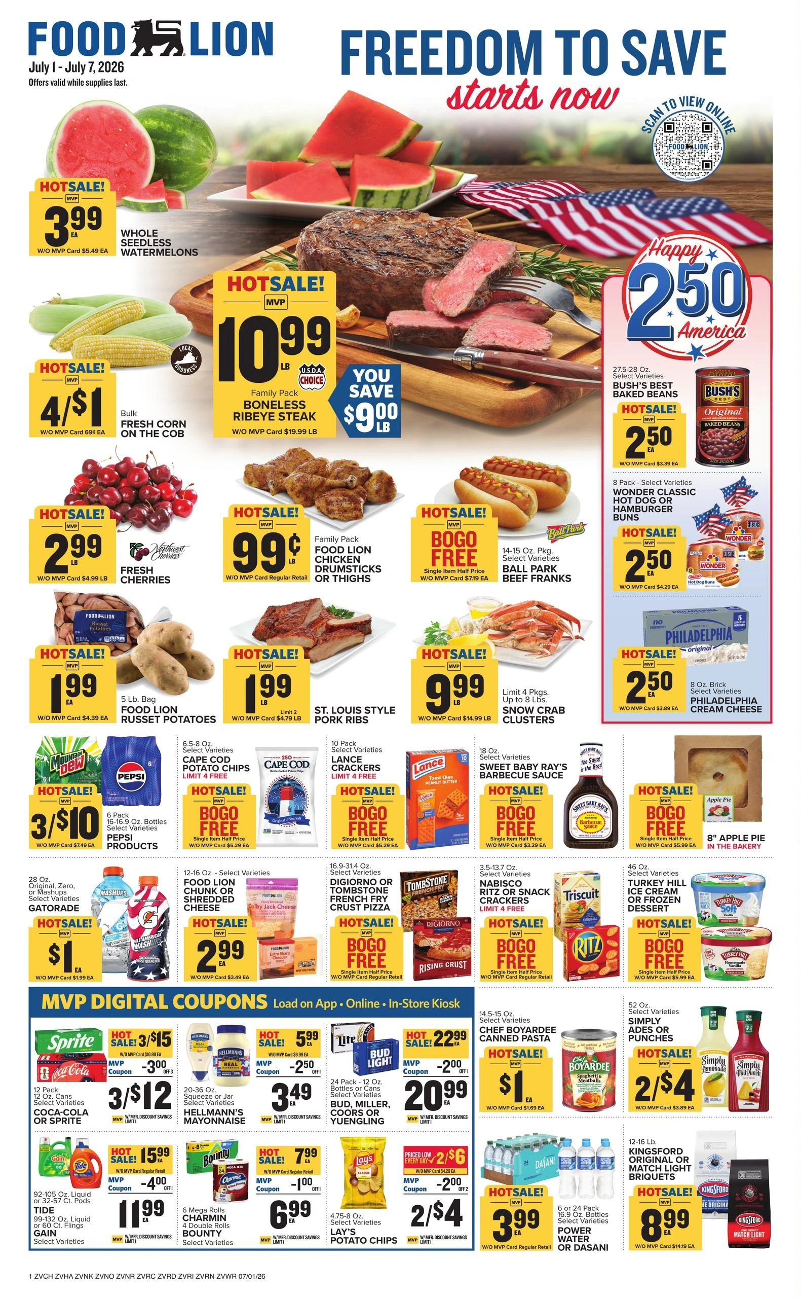 Food Lion flyer page 1