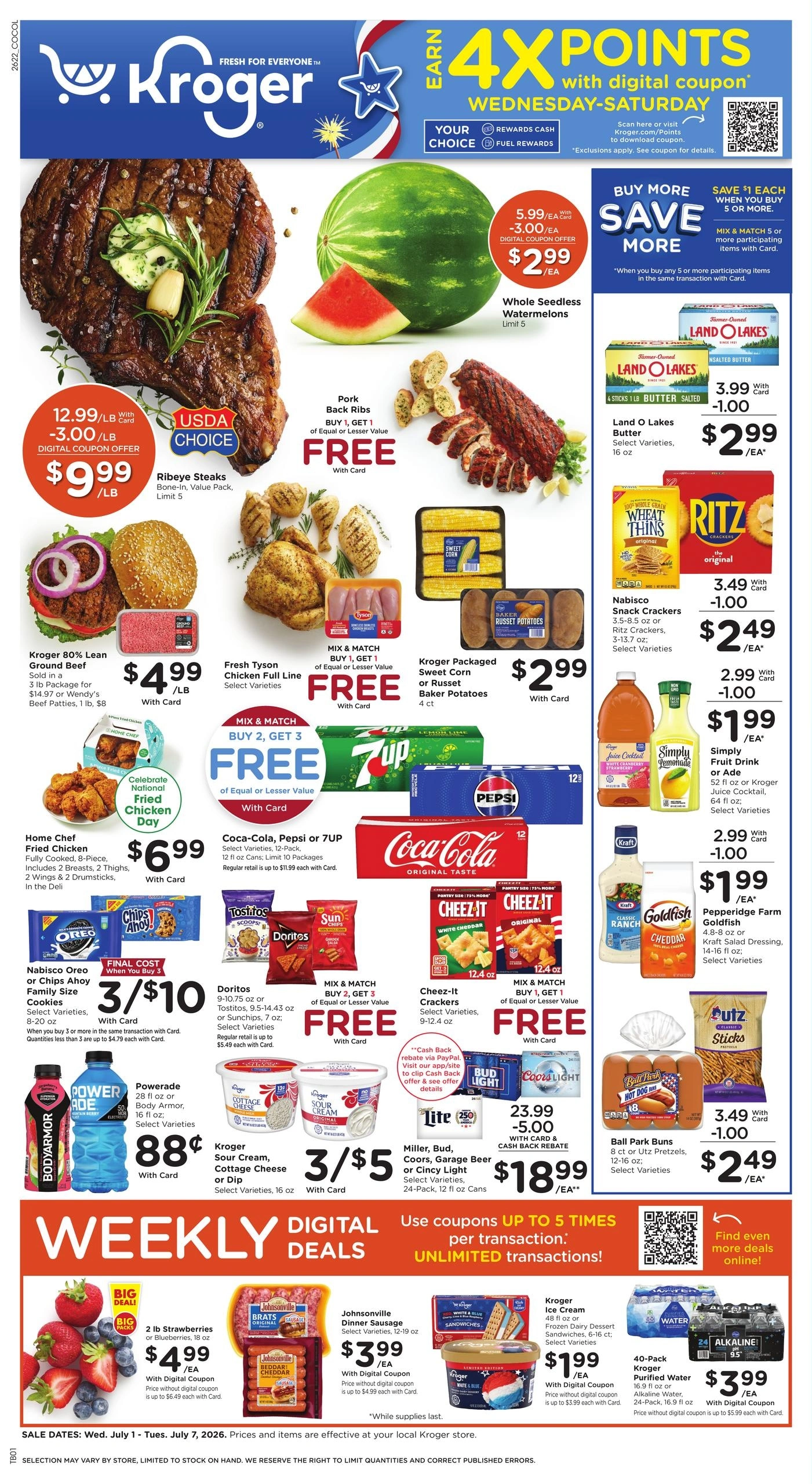 Kroger flyer page 1