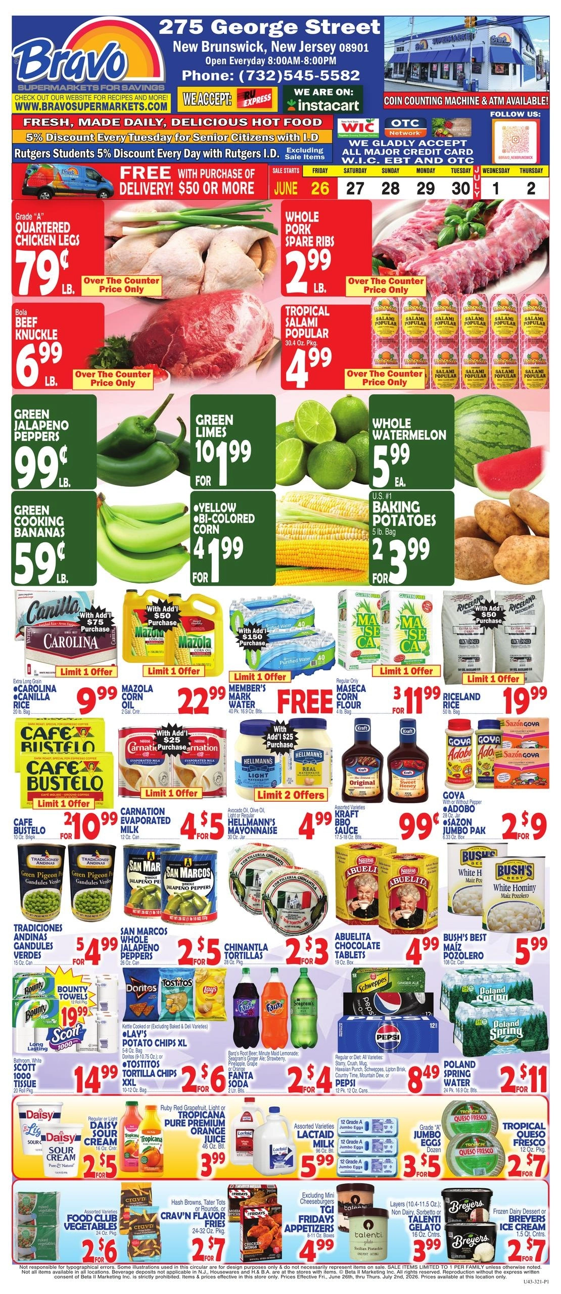 Bravo Supermarket flyer page 1