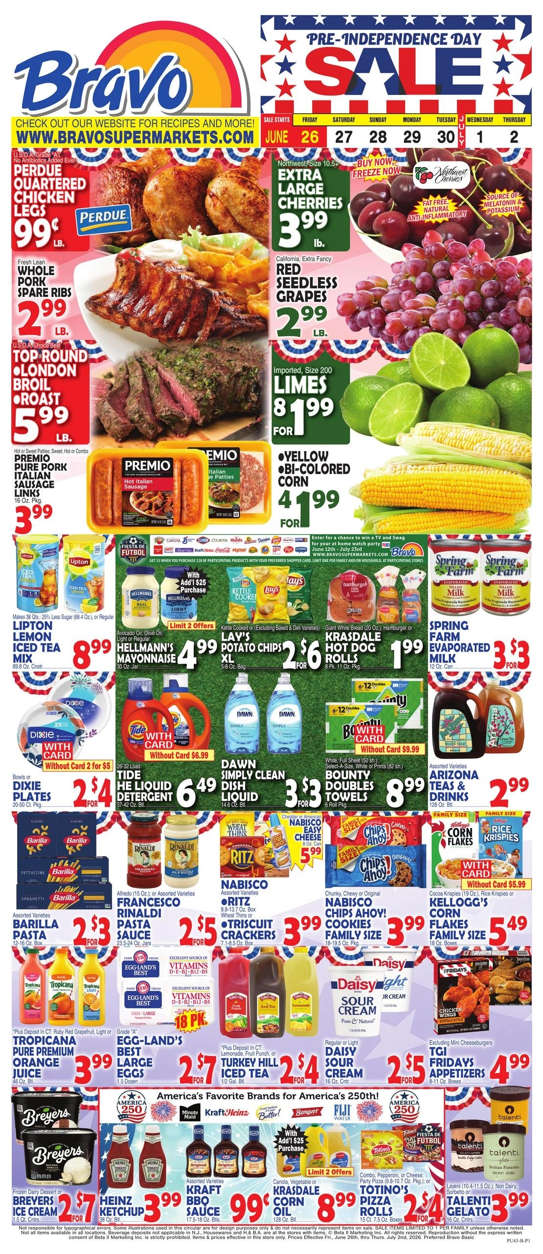 Bravo Supermarket flyer page 1