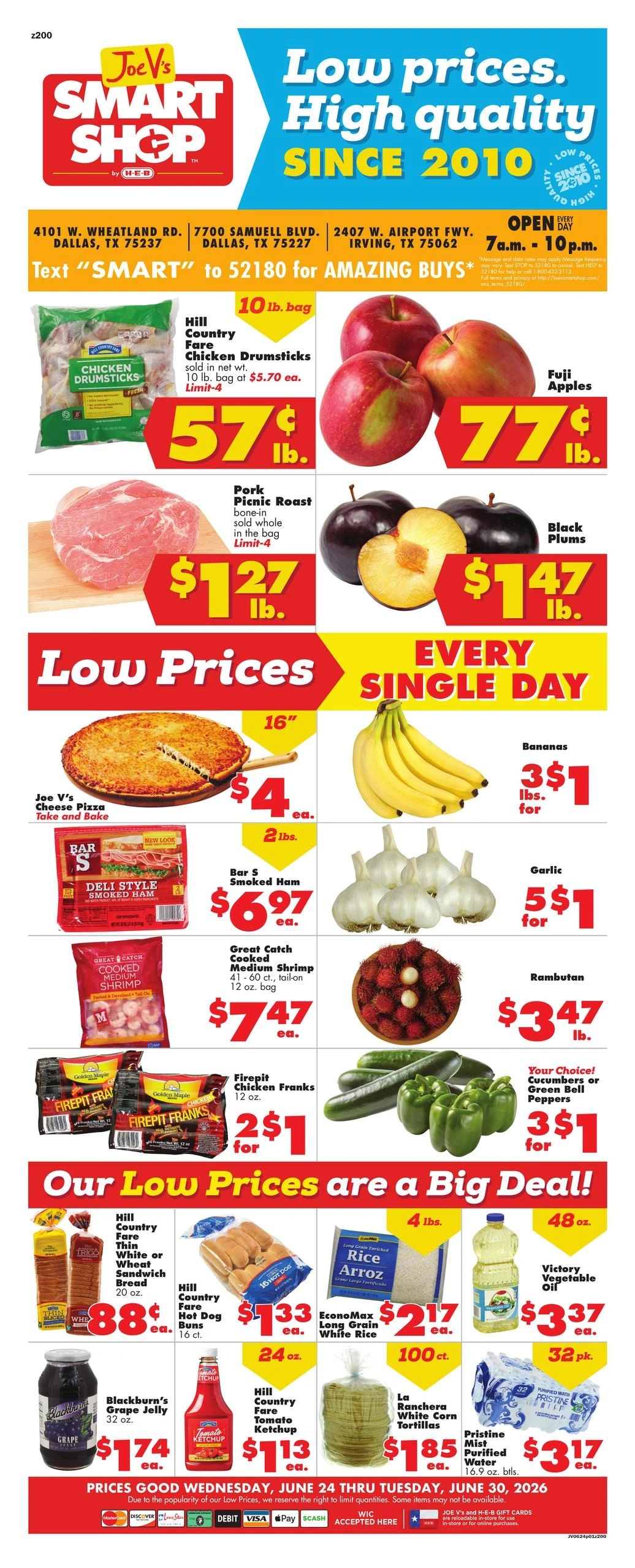 Joe V's Smart Shop flyer page 1