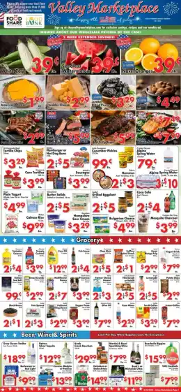 Valley Marketplace Flyer