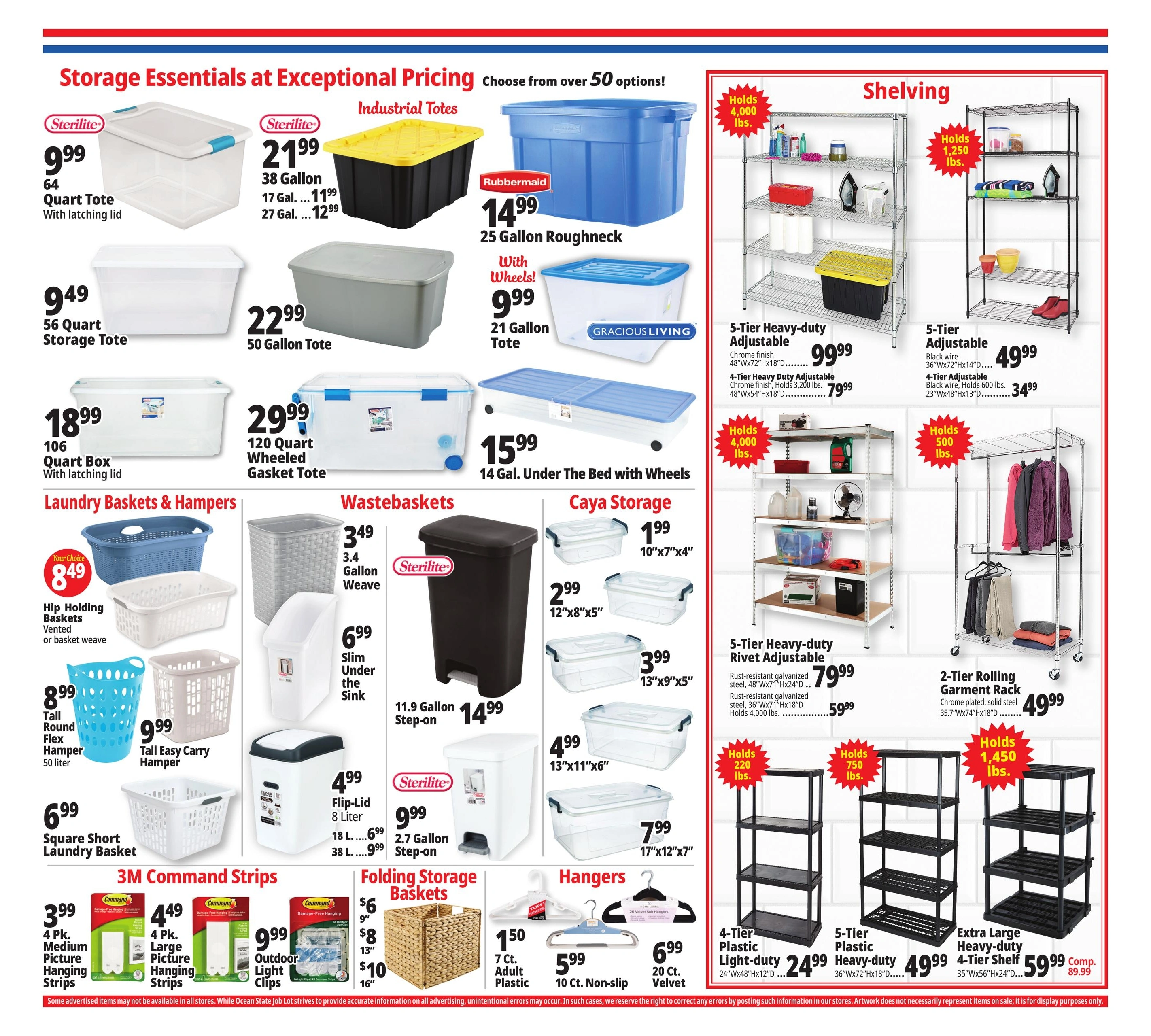 Ocean State Job Lot	 flyer page 23