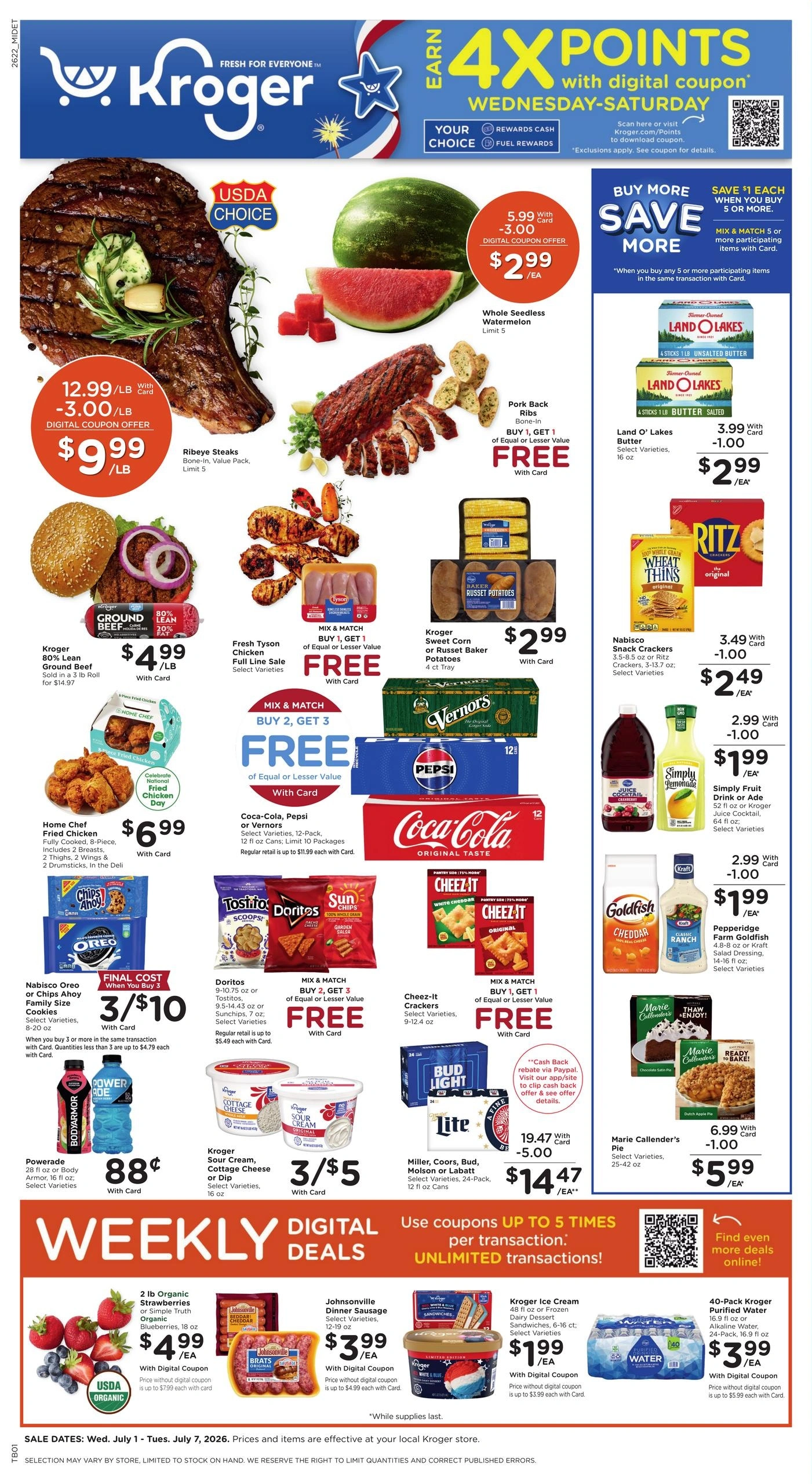 Kroger flyer page 1