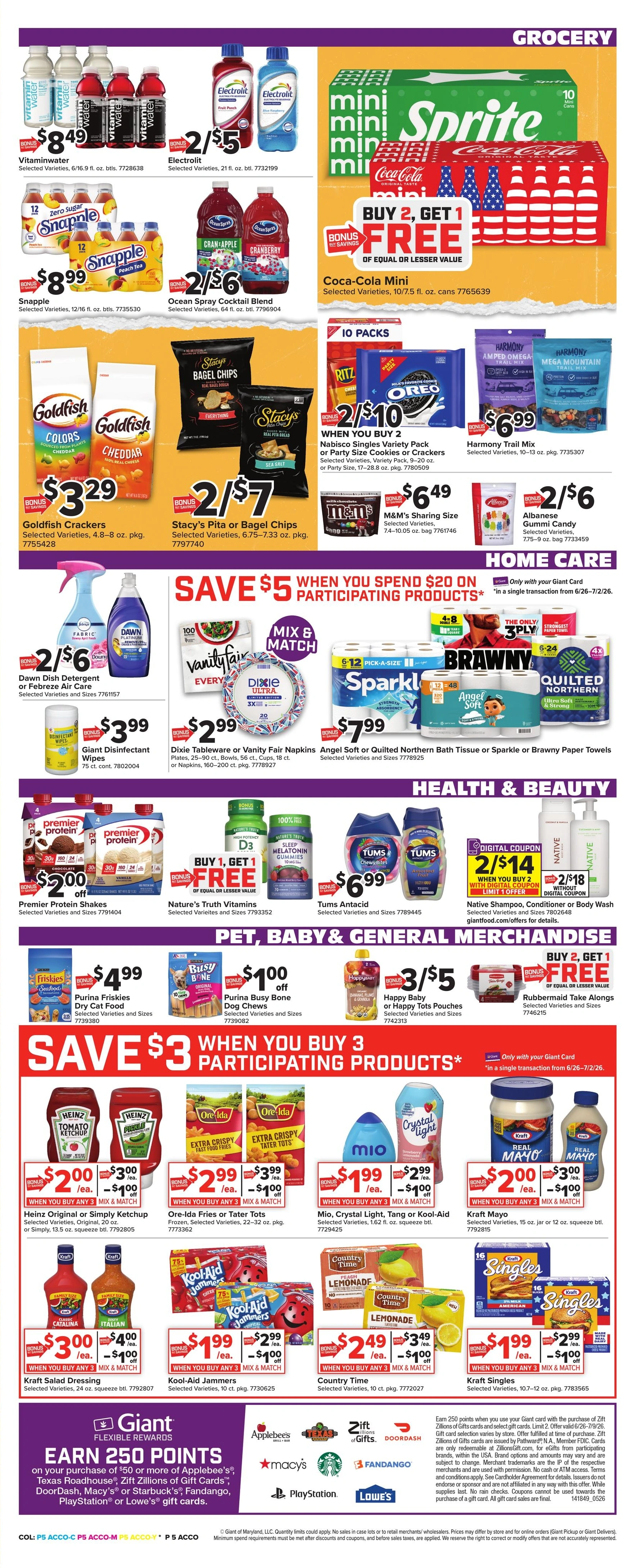 Giant Food flyer page 12