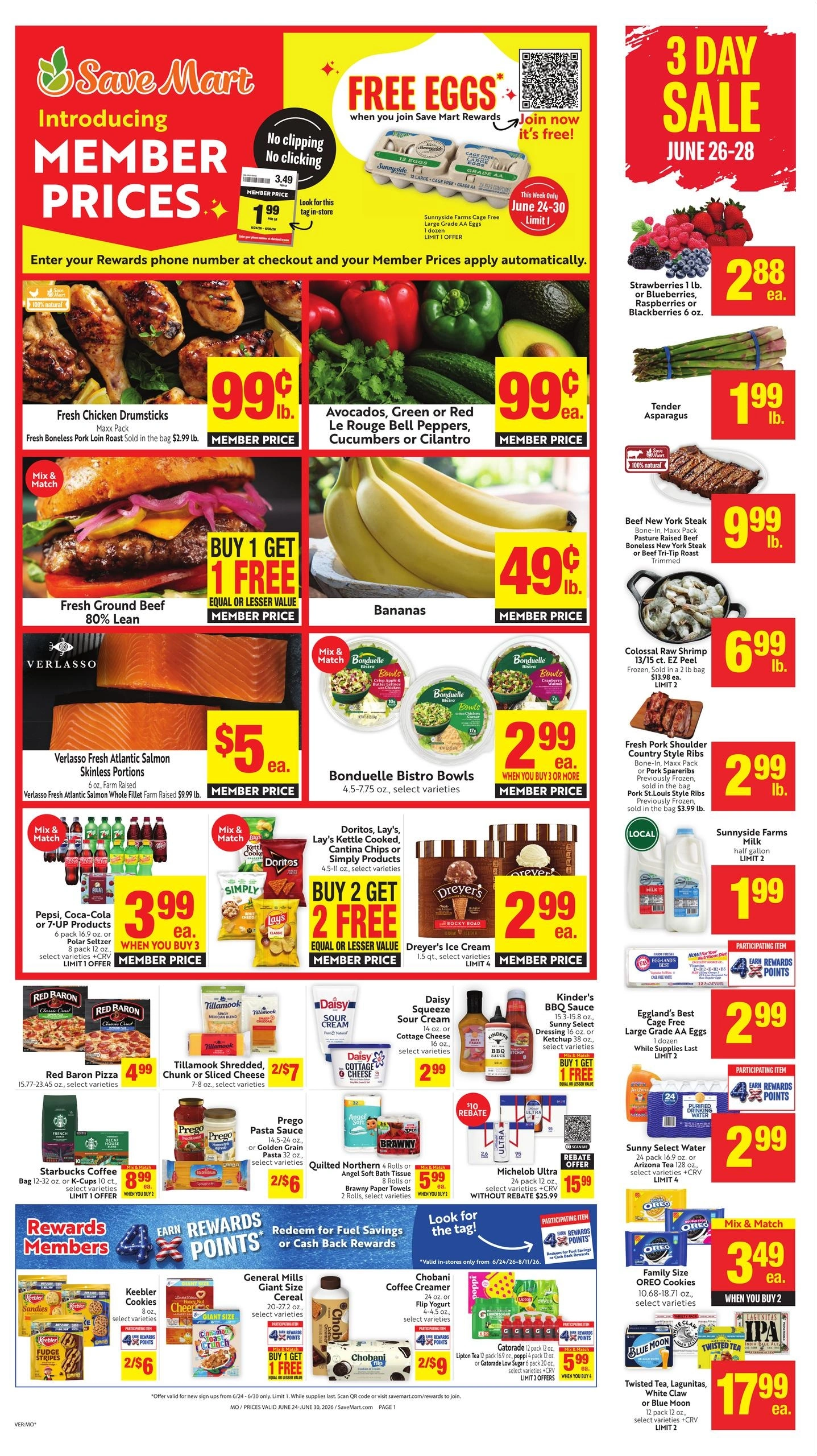 Save Mart flyer page 1