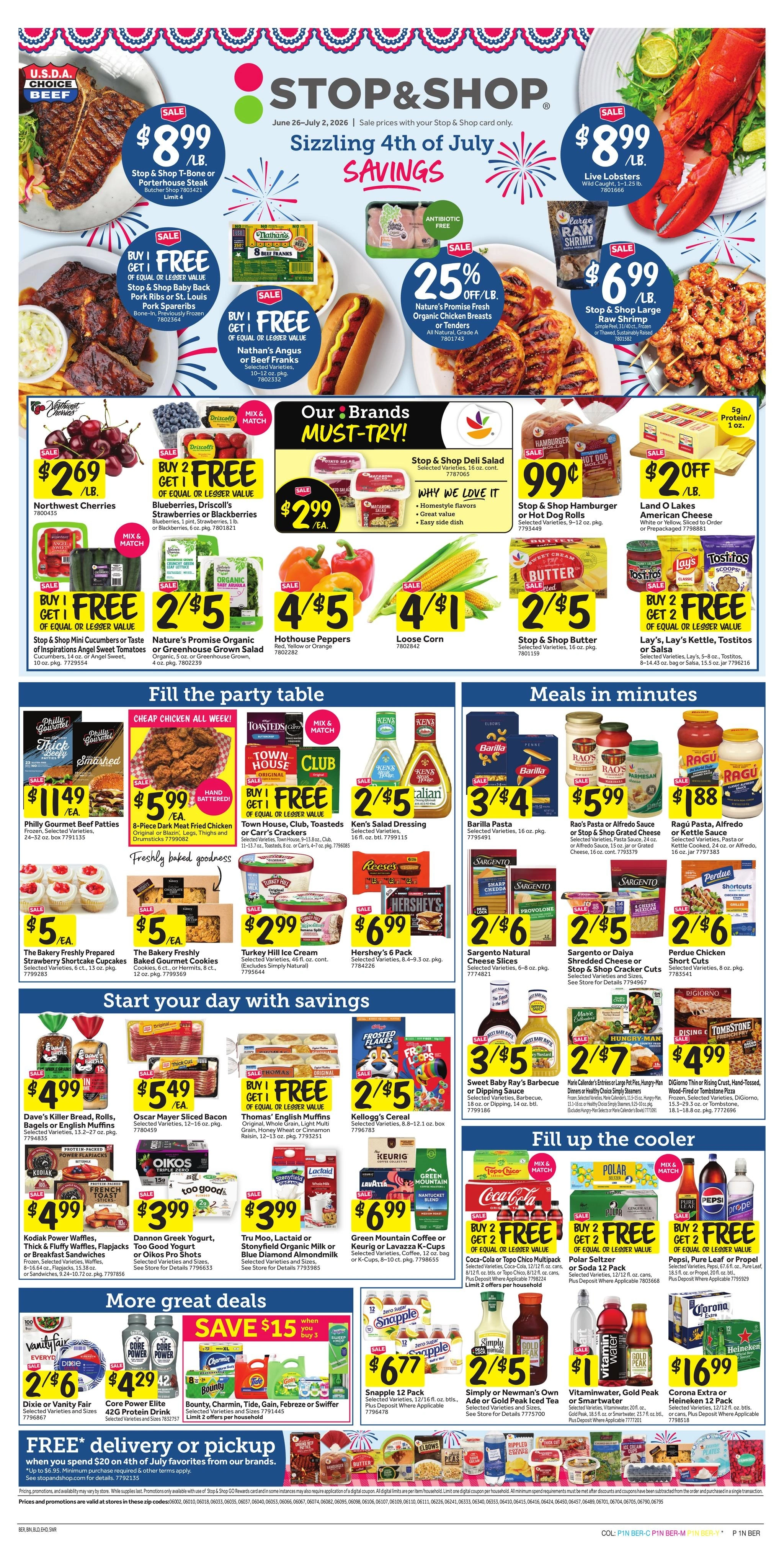 Stop & Shop flyer page 1
