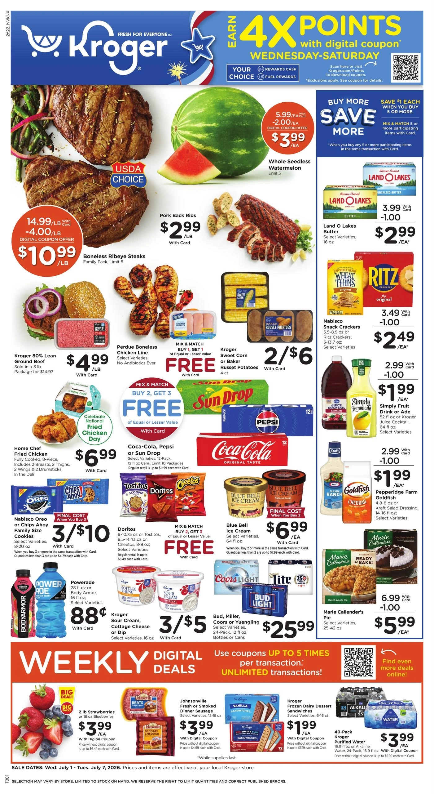 Kroger flyer page 1