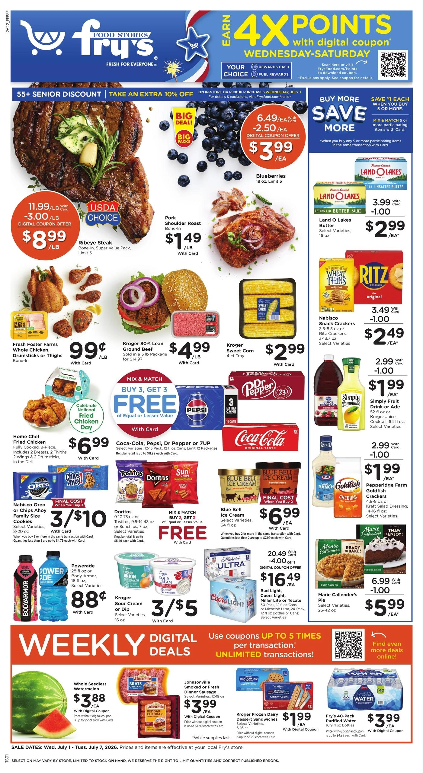 Fry's Food Stores flyer page 1
