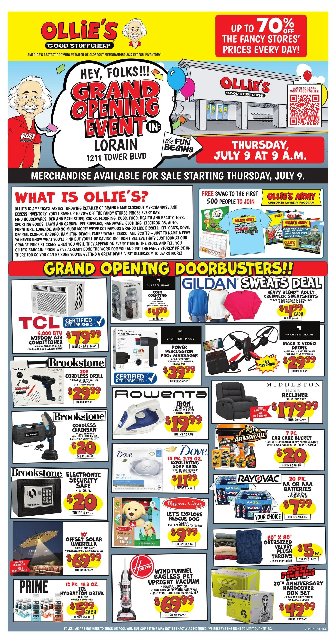 Ollie's Bargain Outlet flyer page 1