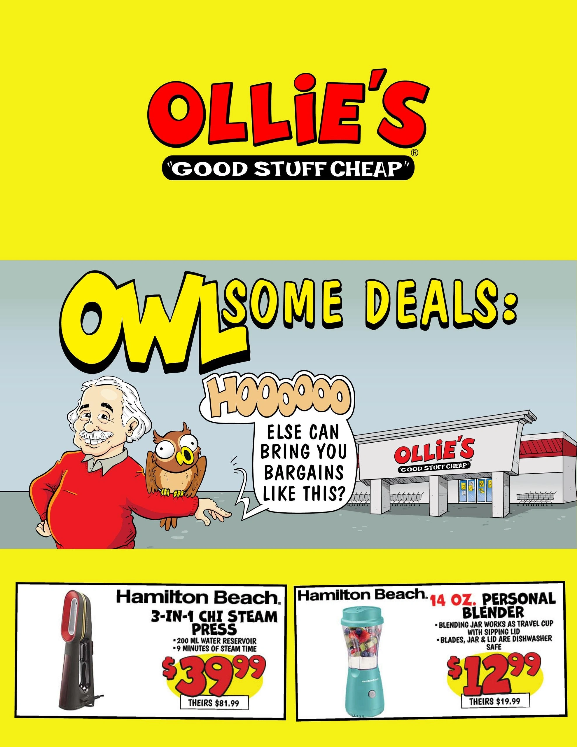 Ollie's Bargain Outlet flyer page 1
