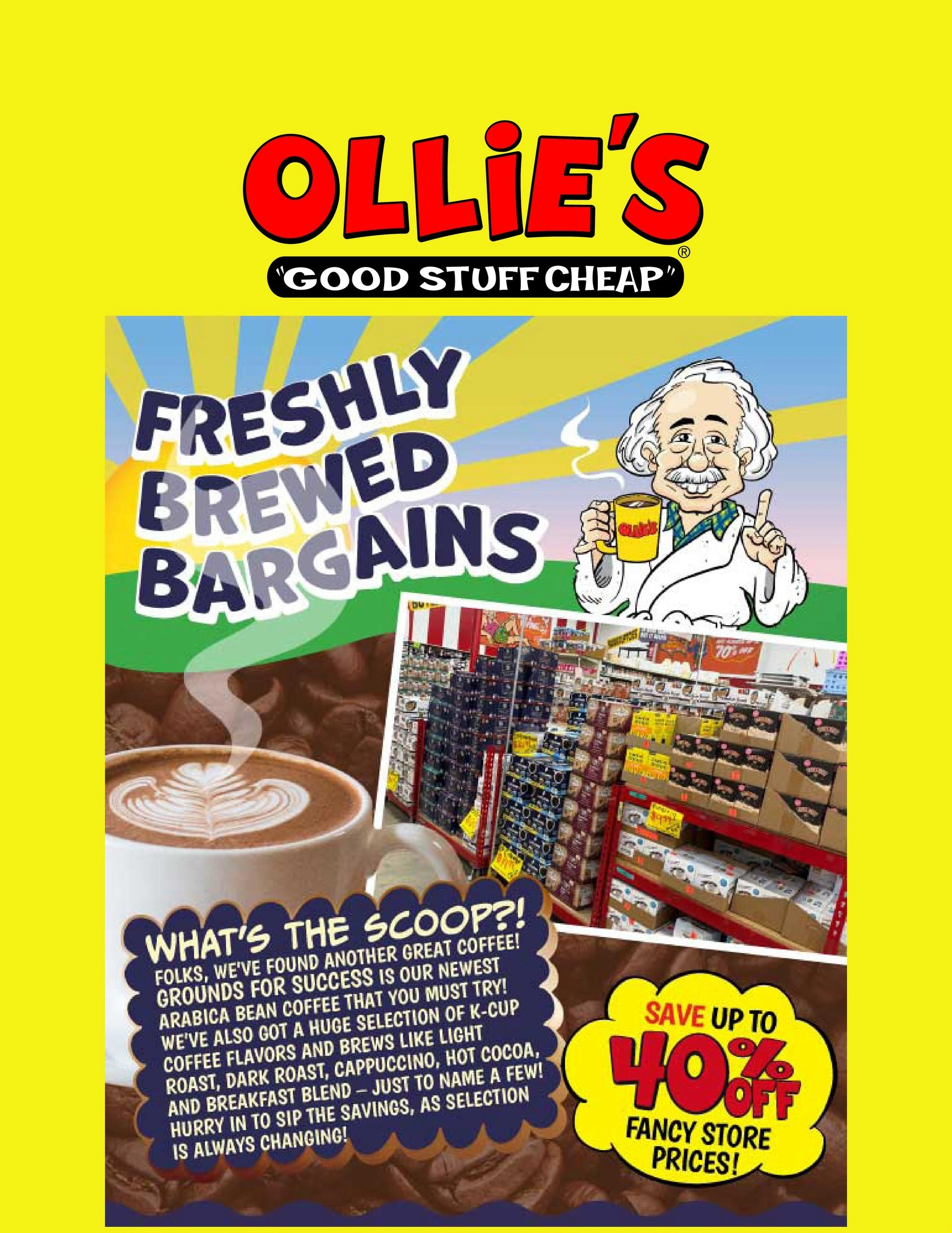 Ollie's Bargain Outlet flyer page 1