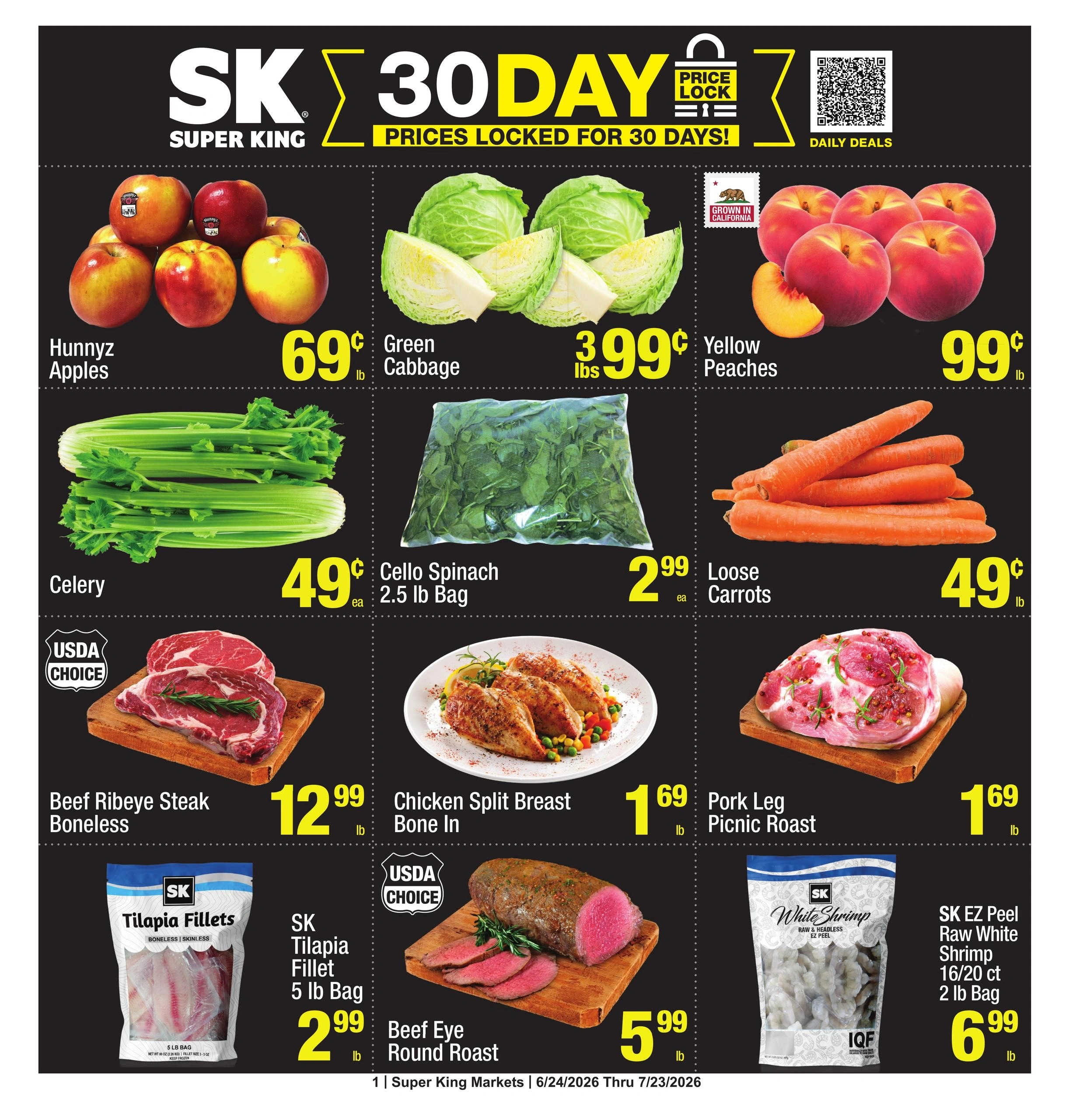 Super King Markets flyer page 1