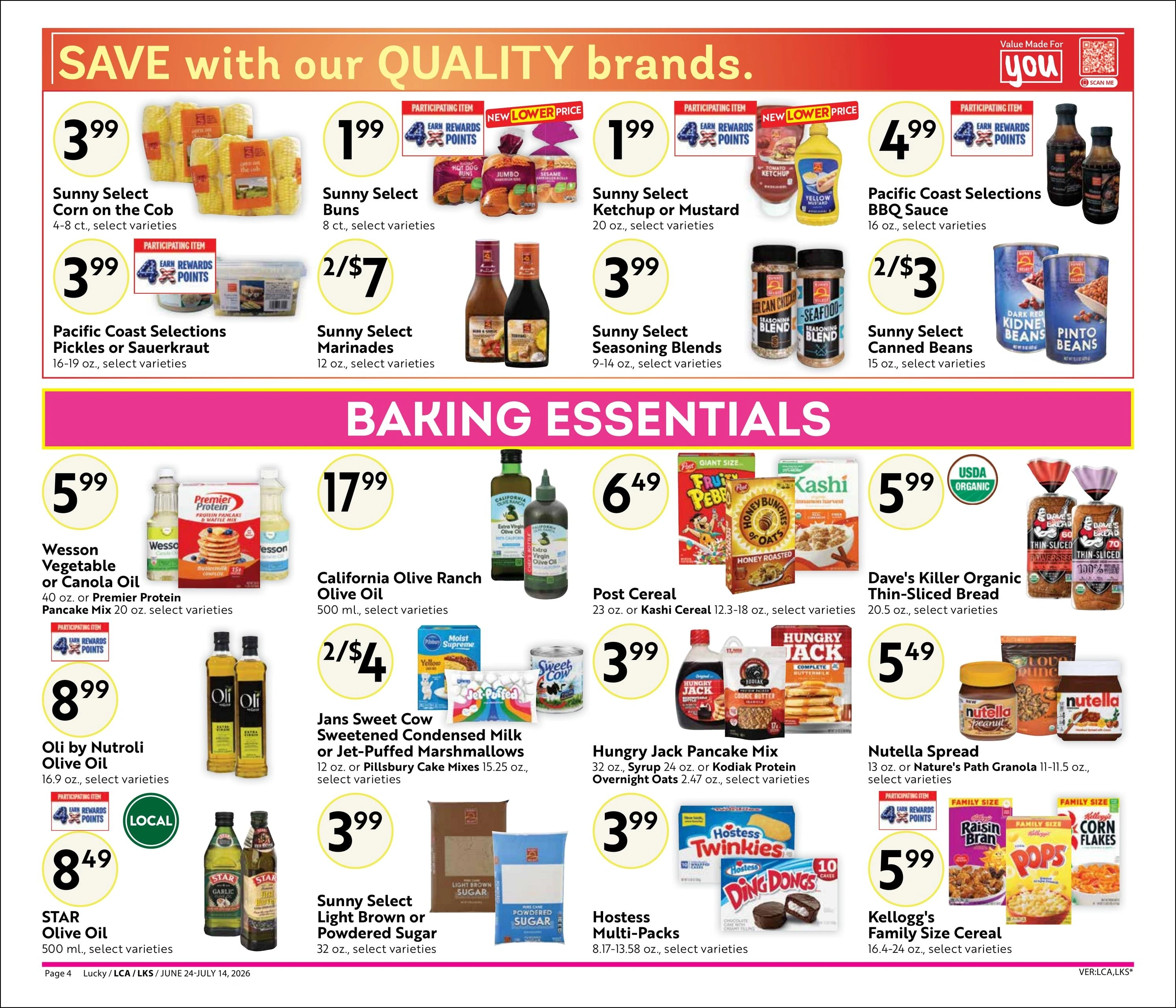 Lucky Supermarkets flyer page 4