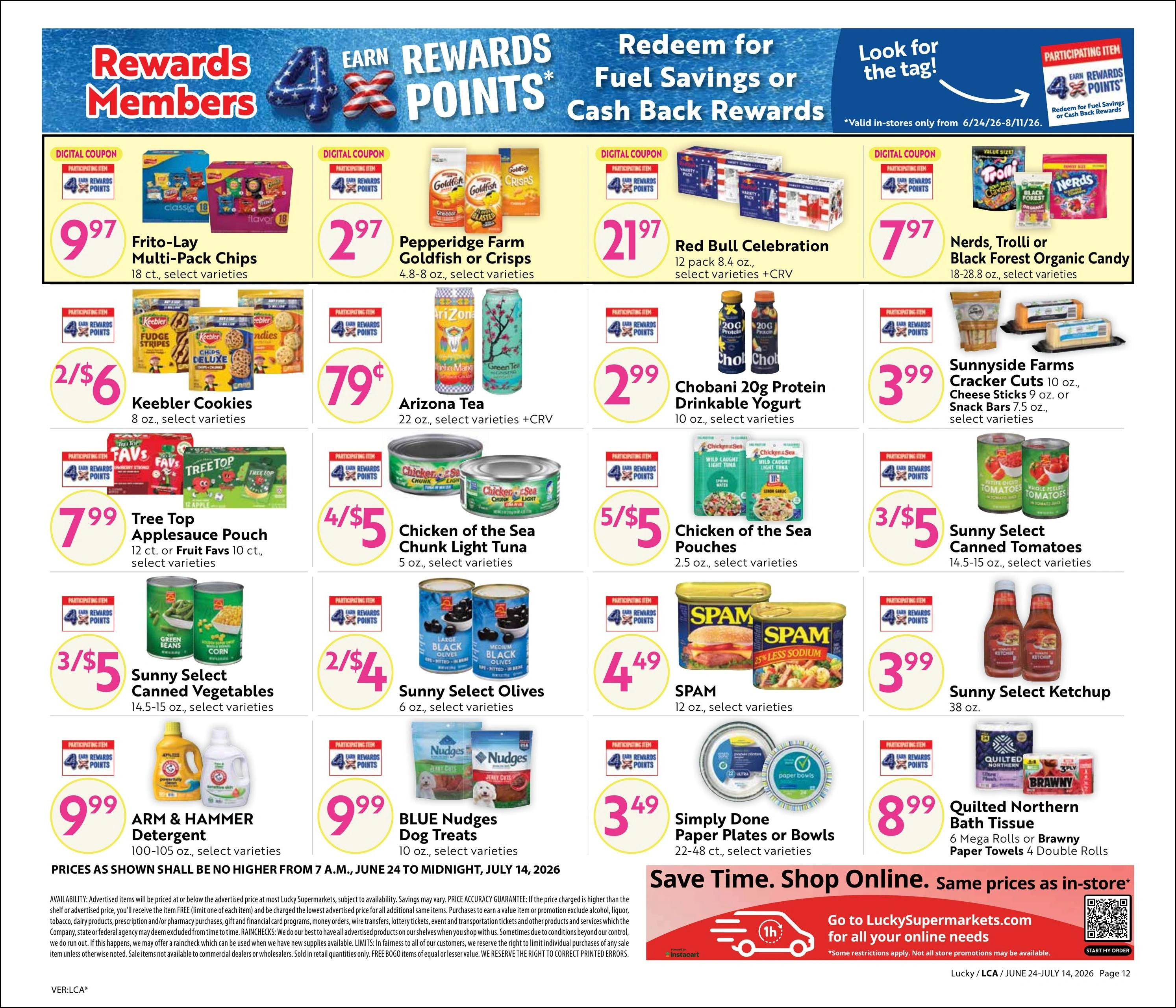 Lucky Supermarkets flyer page 12