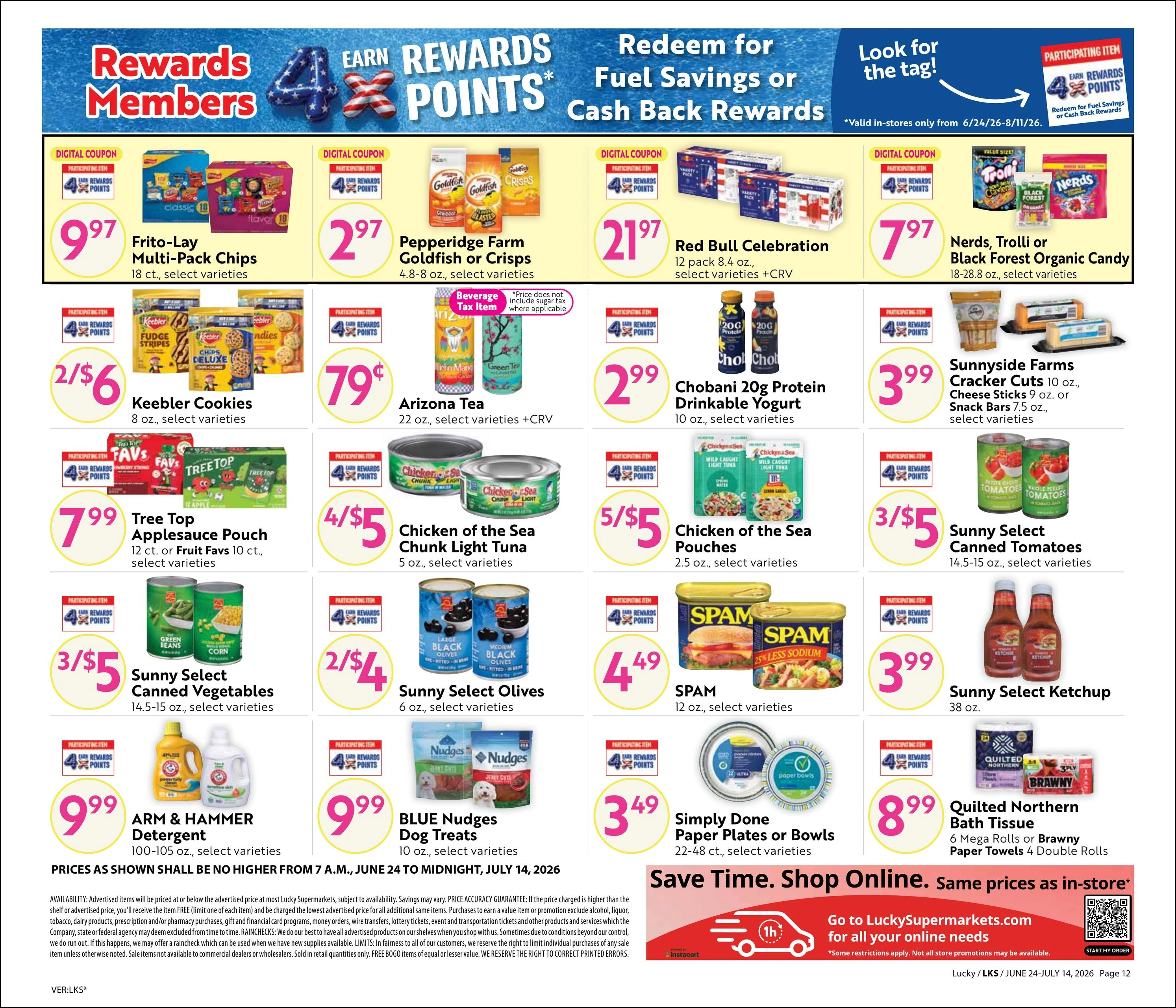 Lucky Supermarkets flyer page 12