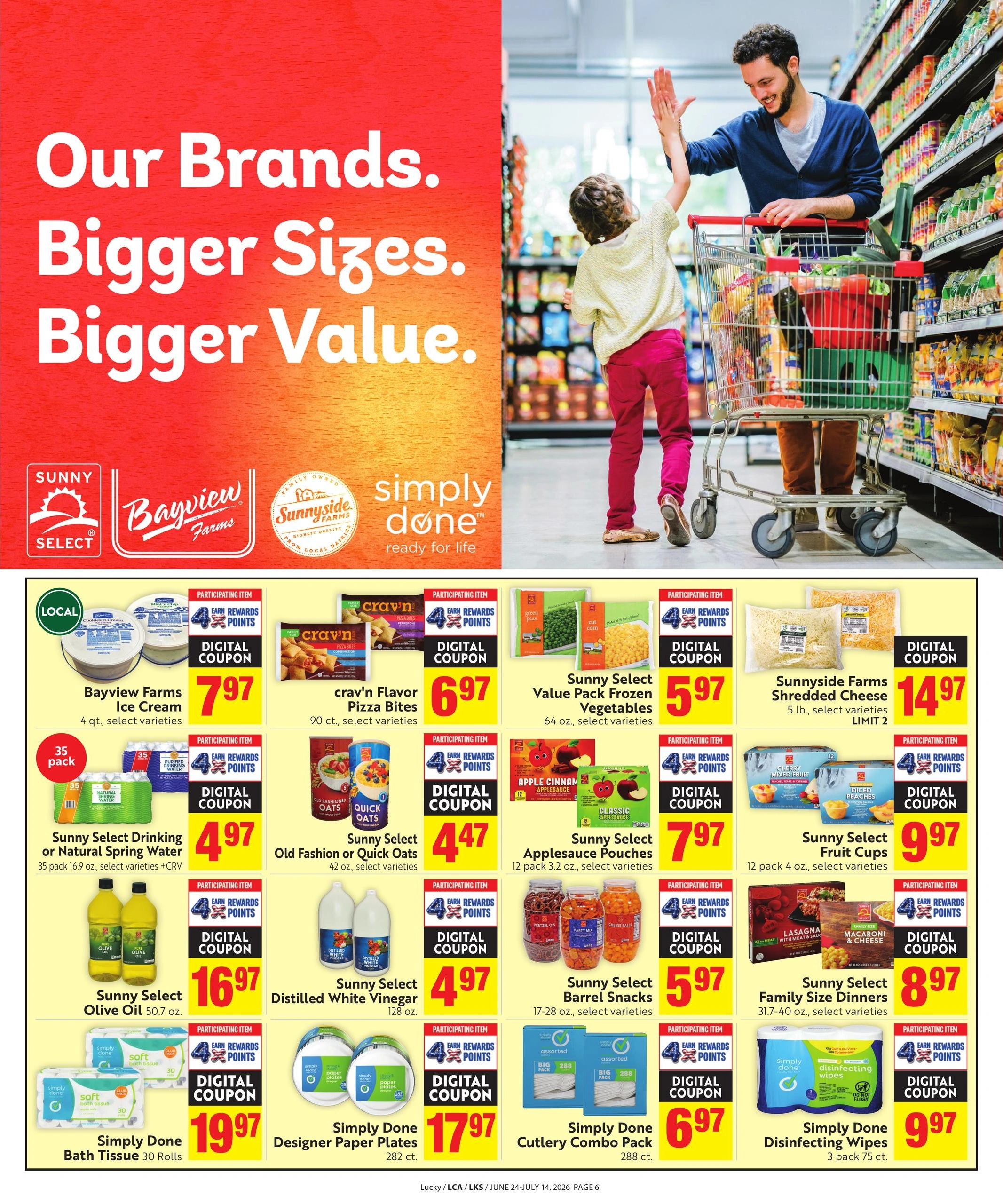 Lucky Supermarkets flyer page 6