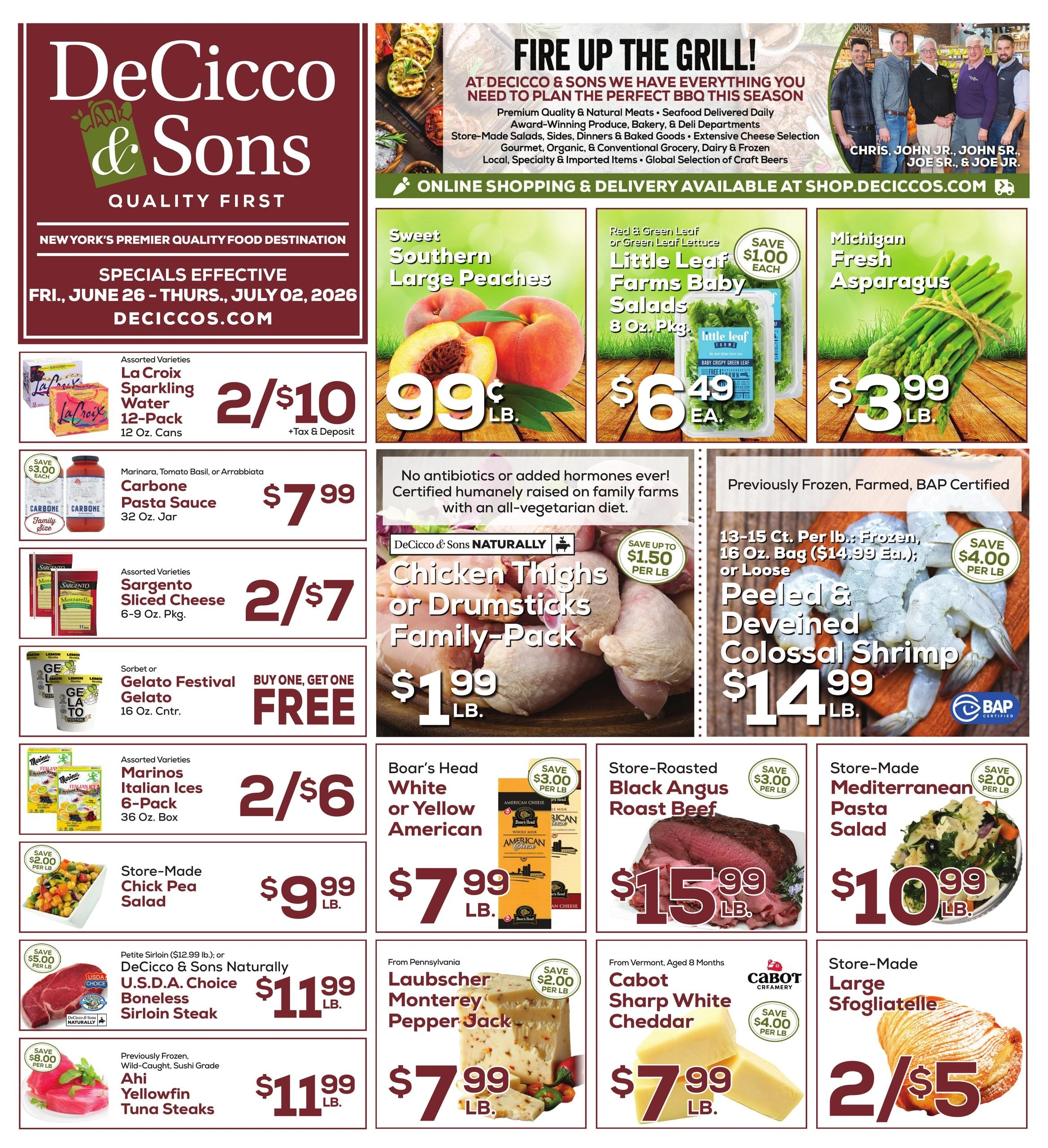 DeCicco & Sons flyer page 1