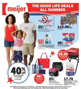 Meijer the good life is deals all summer