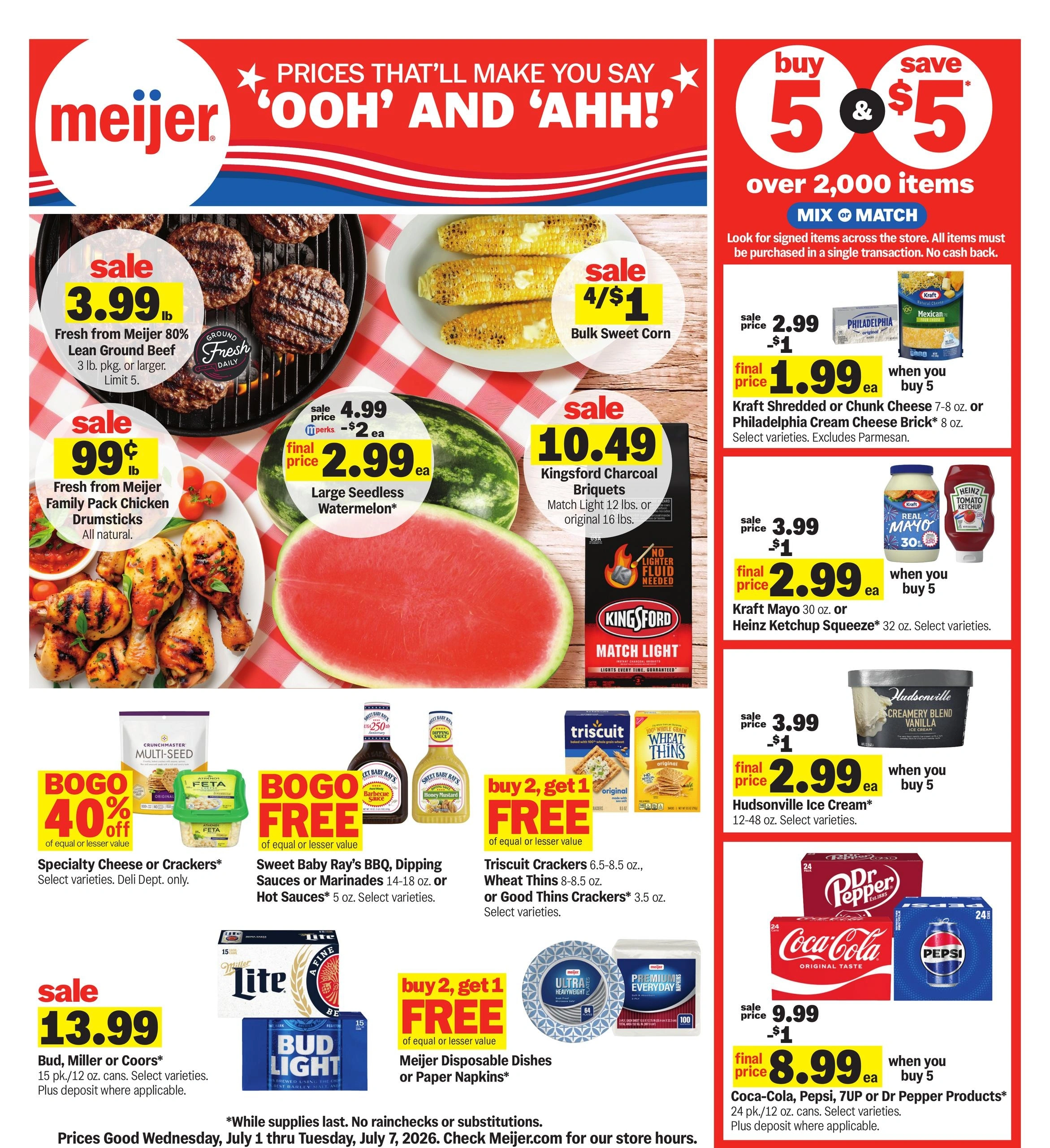 Meijer flyer page 1