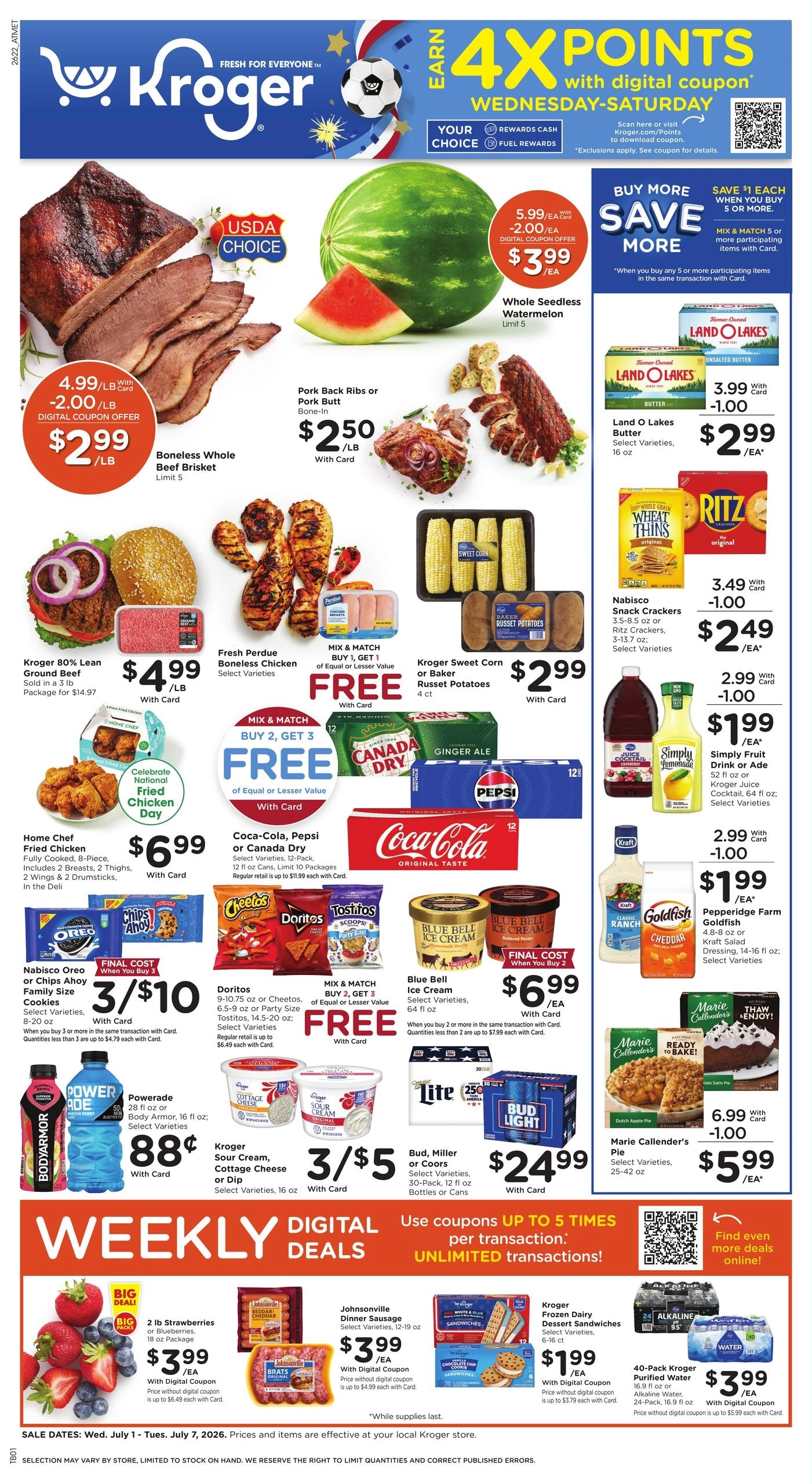 Kroger flyer page 1