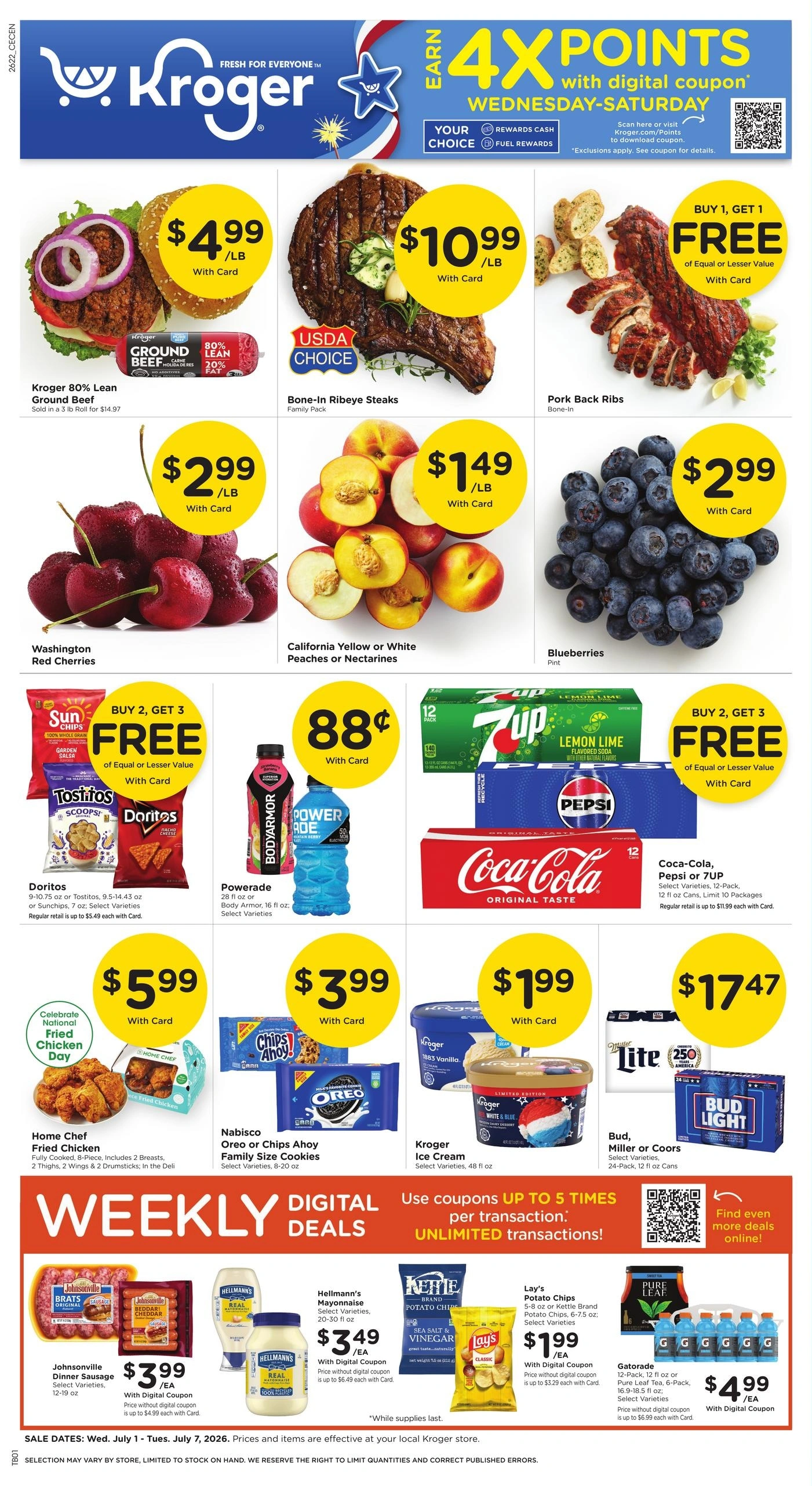 Kroger flyer page 1