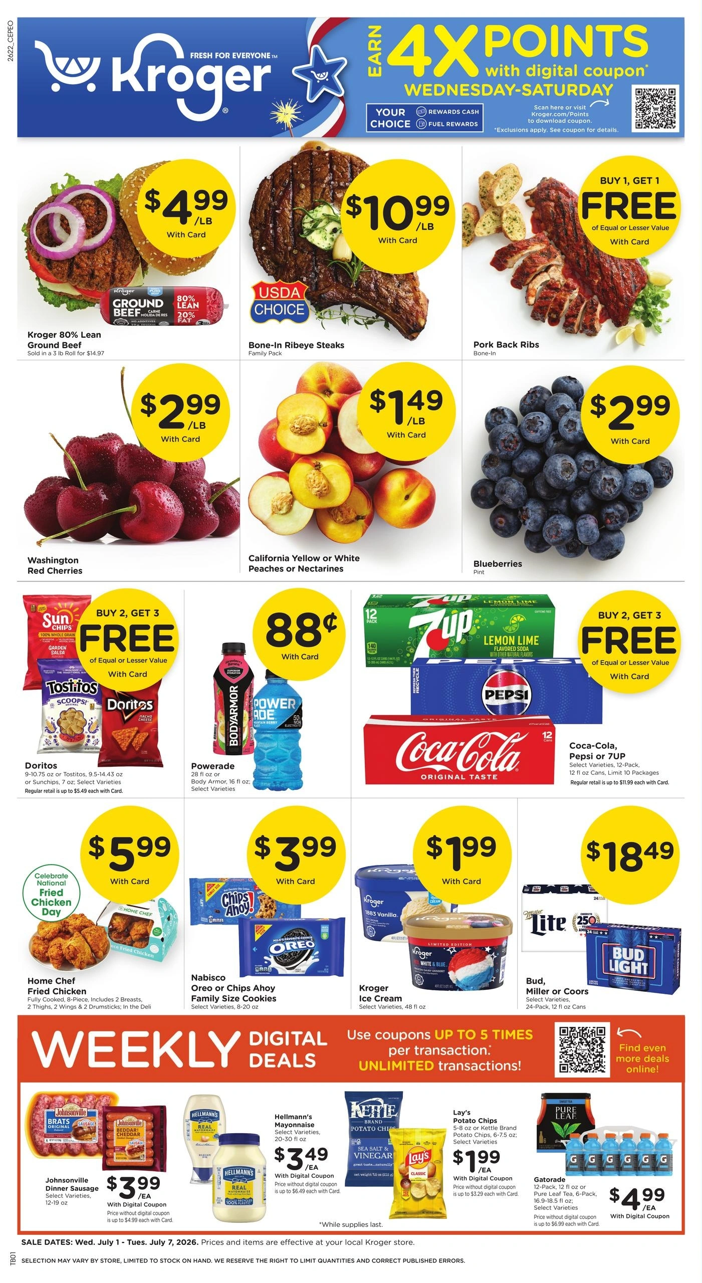 Kroger flyer page 1