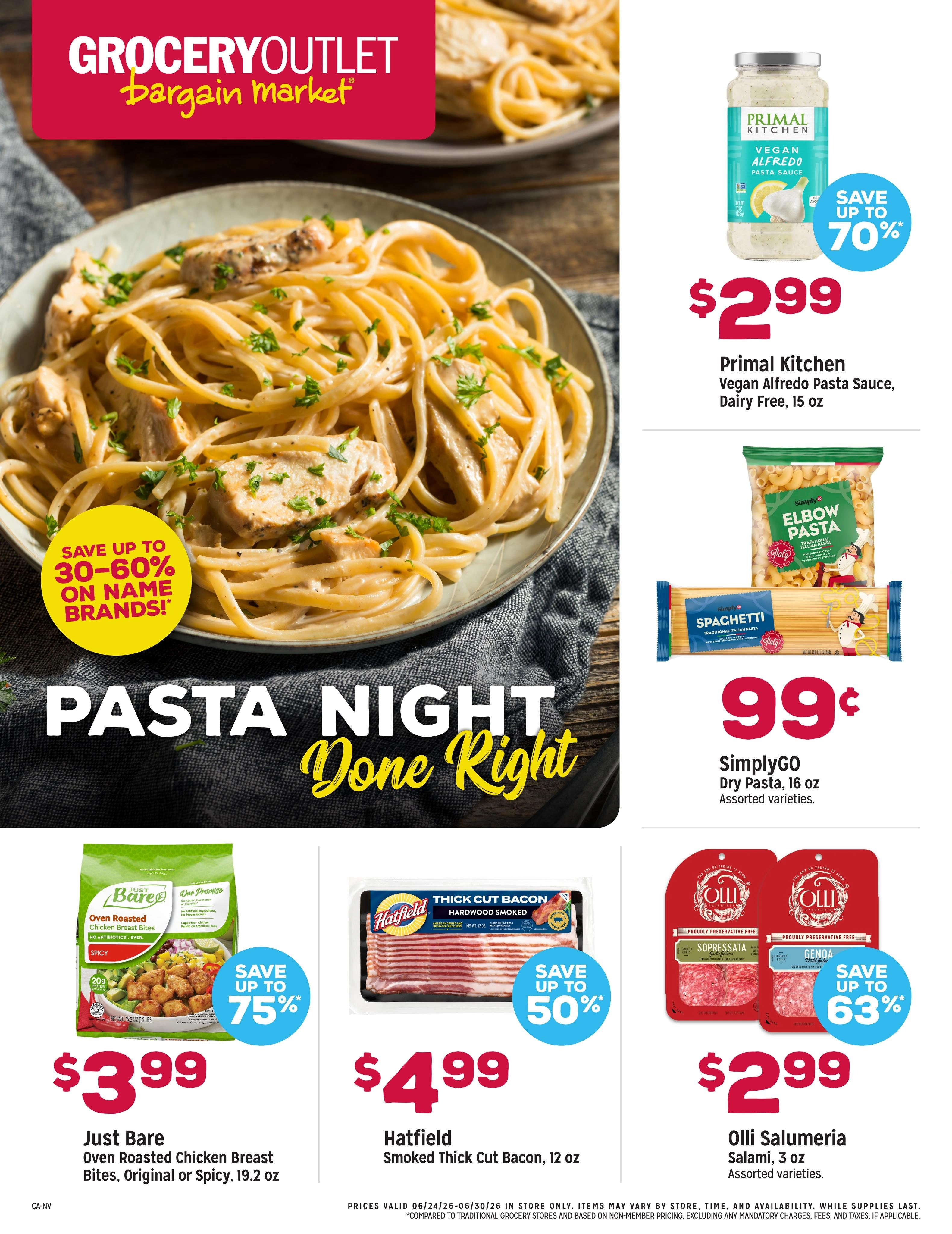 Grocery Outlet flyer page 1