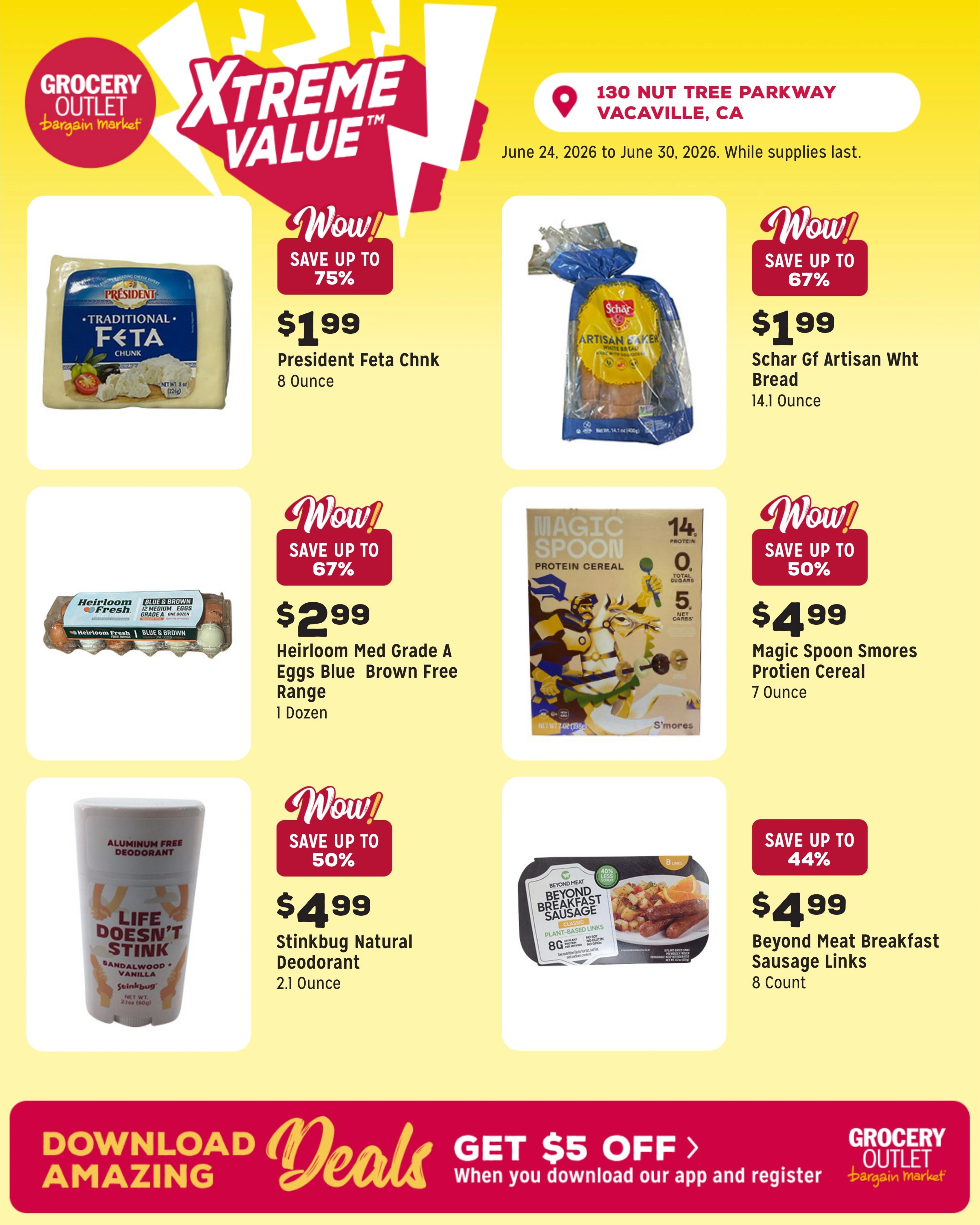 Grocery Outlet flyer page 6