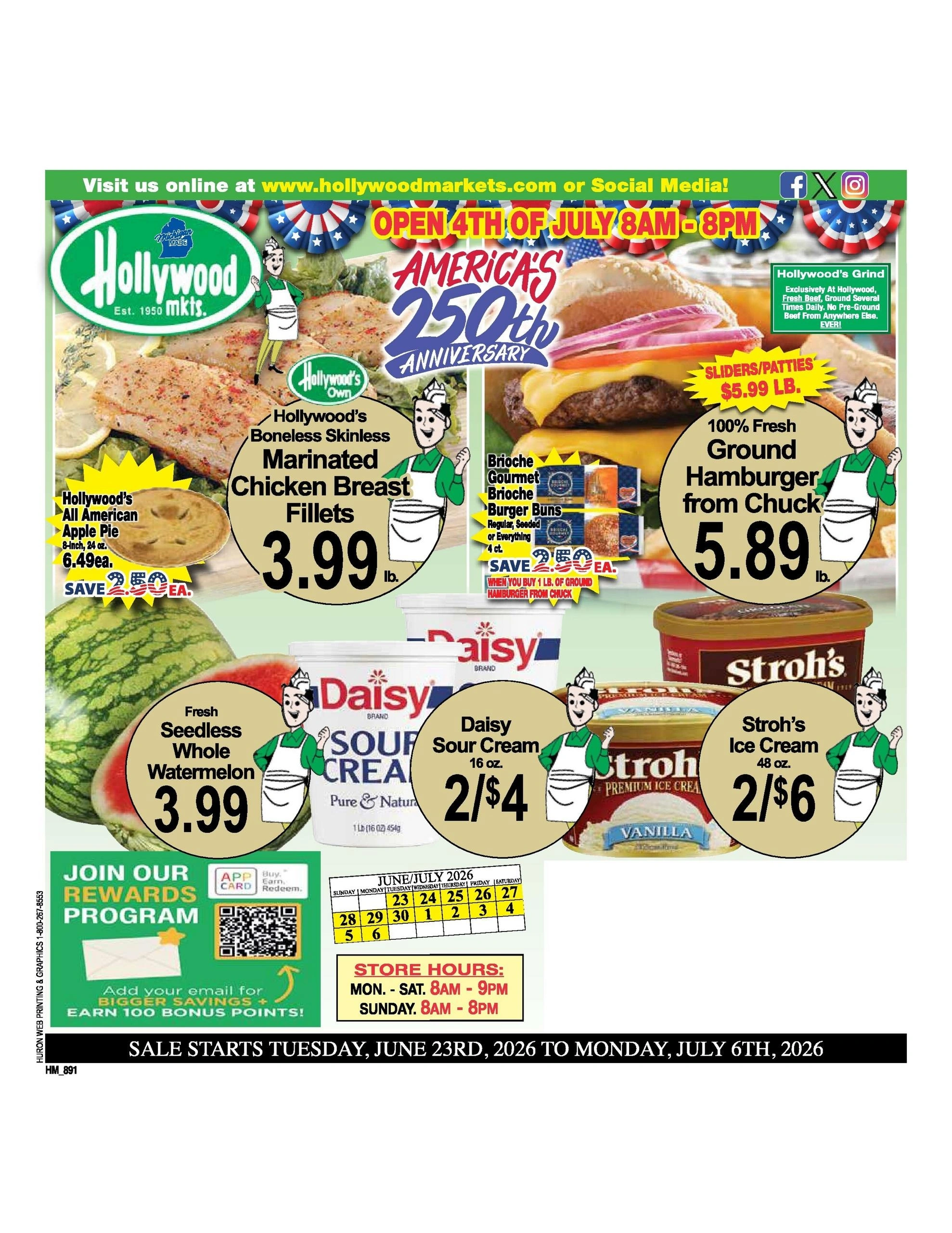 Hollywood Market flyer page 1