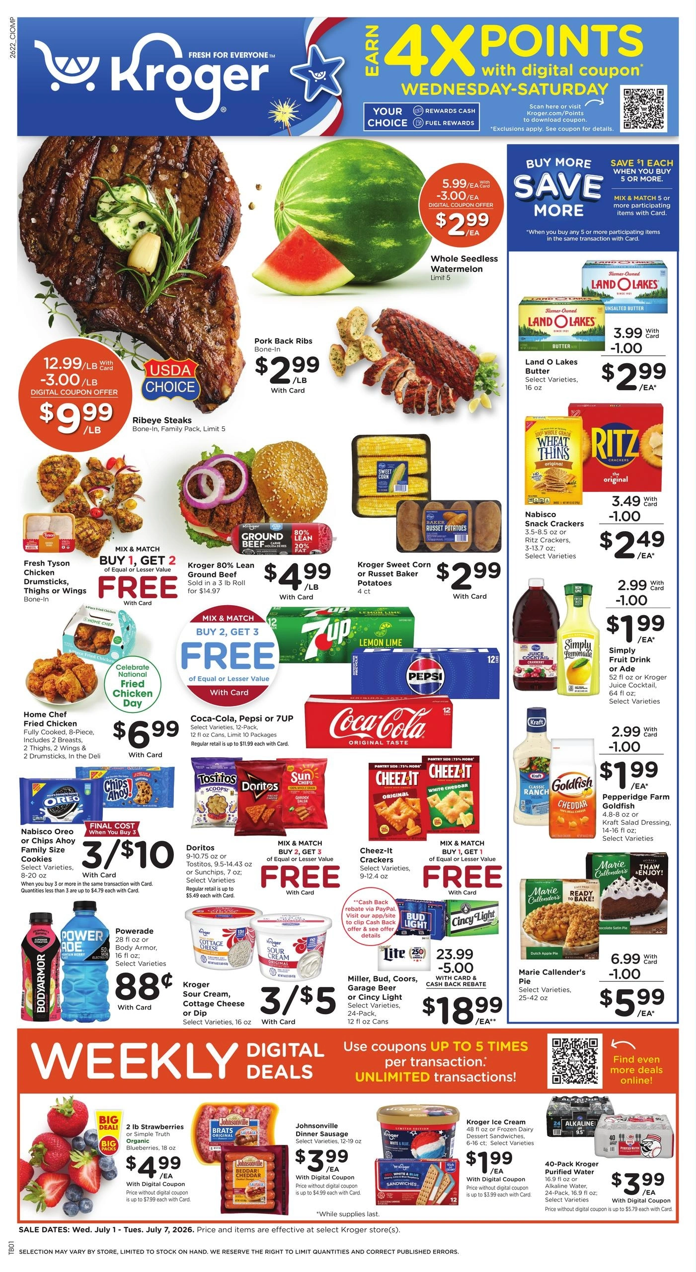 Kroger flyer page 1