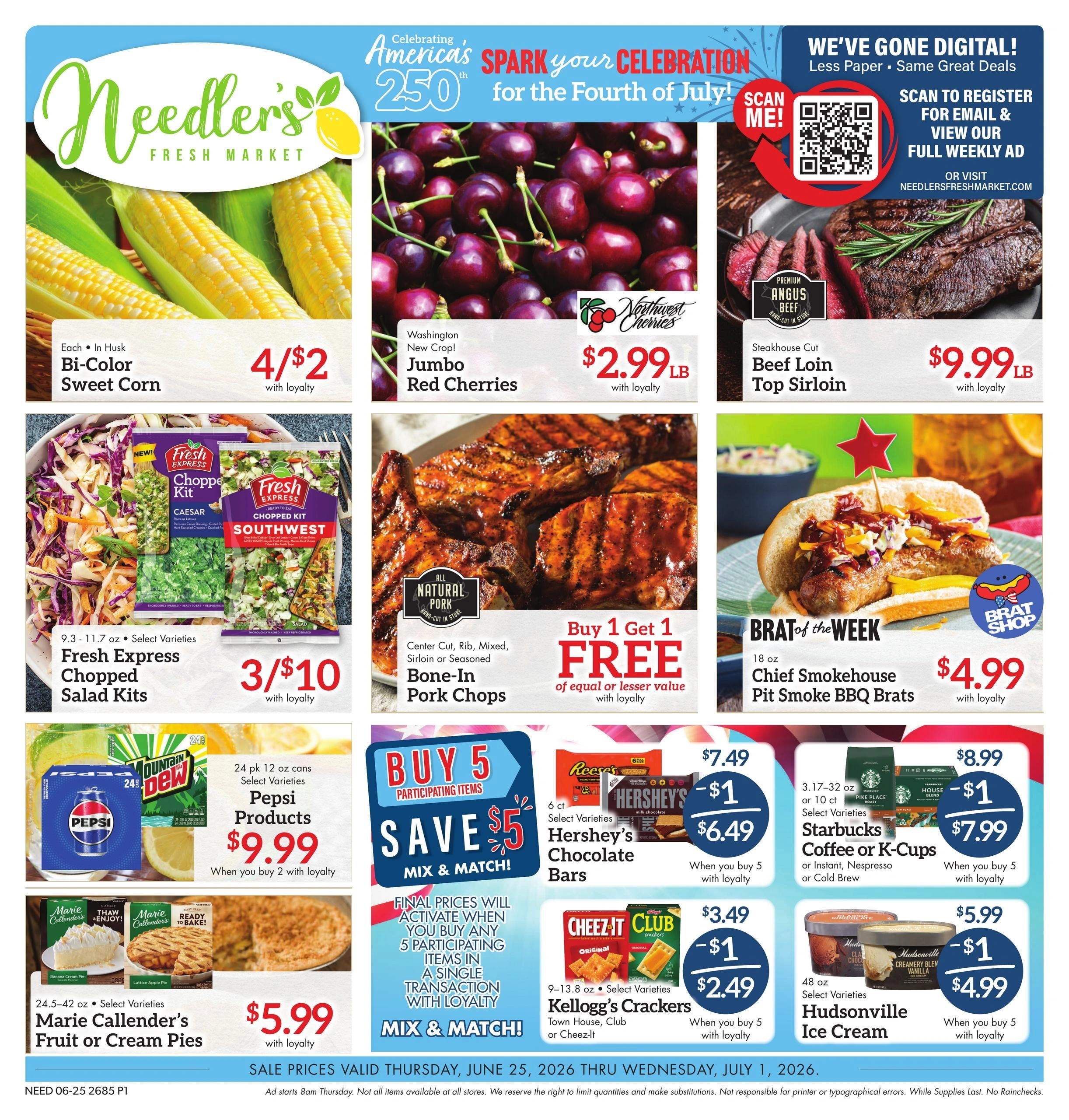 Needler's Fresh Market flyer page 1