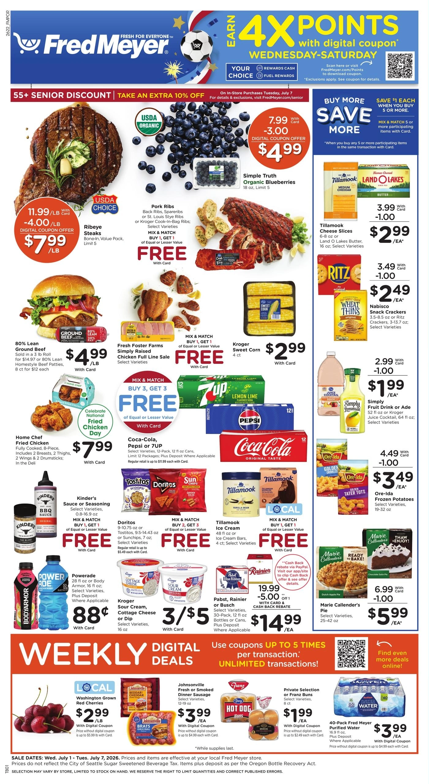 Fred Meyer flyer page 1