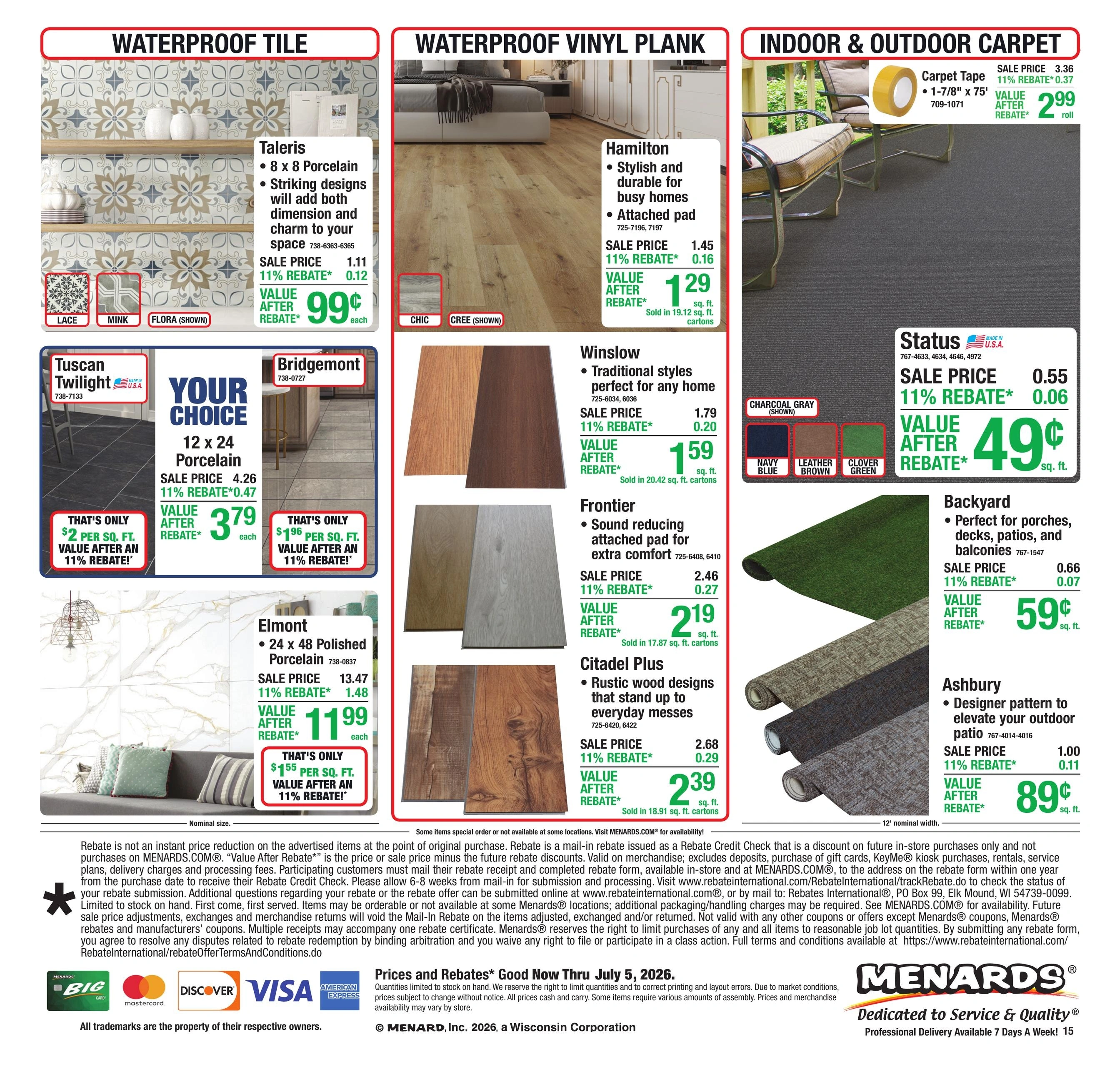 Menards flyer page 23