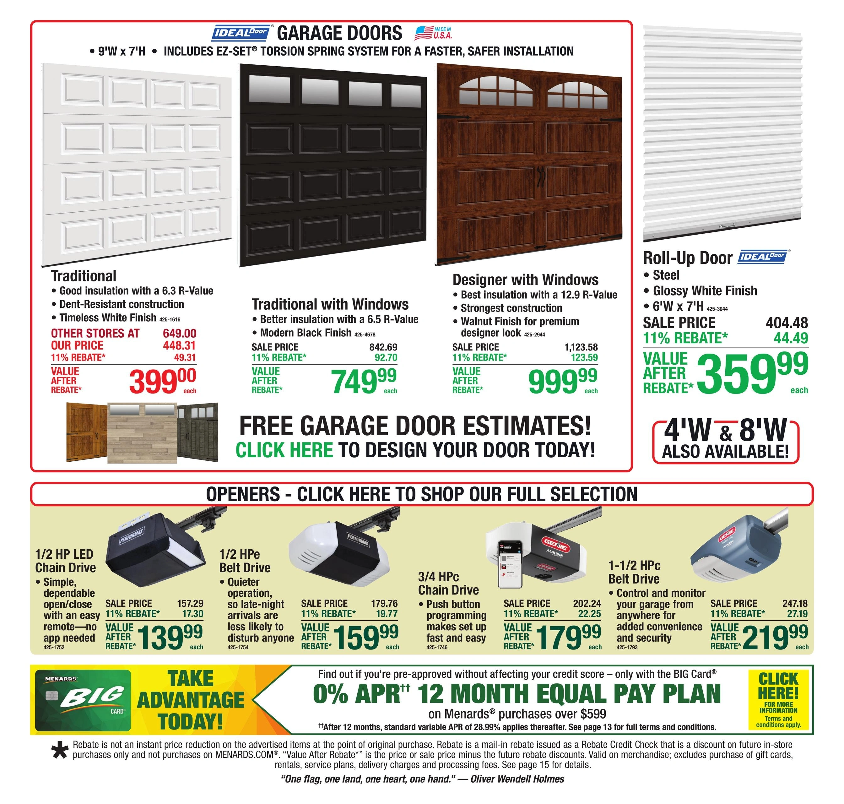 Menards flyer page 6