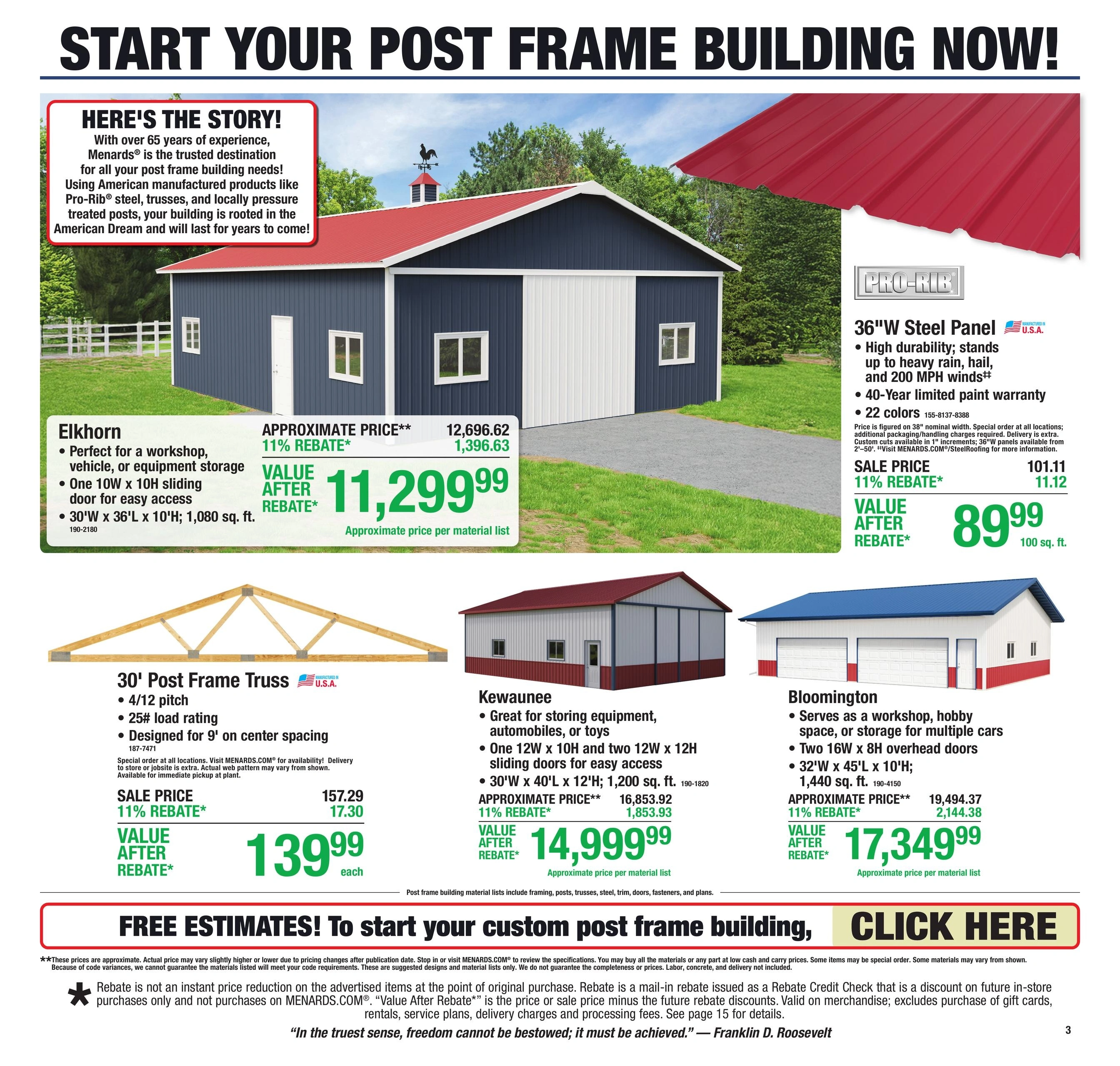 Menards flyer page 5