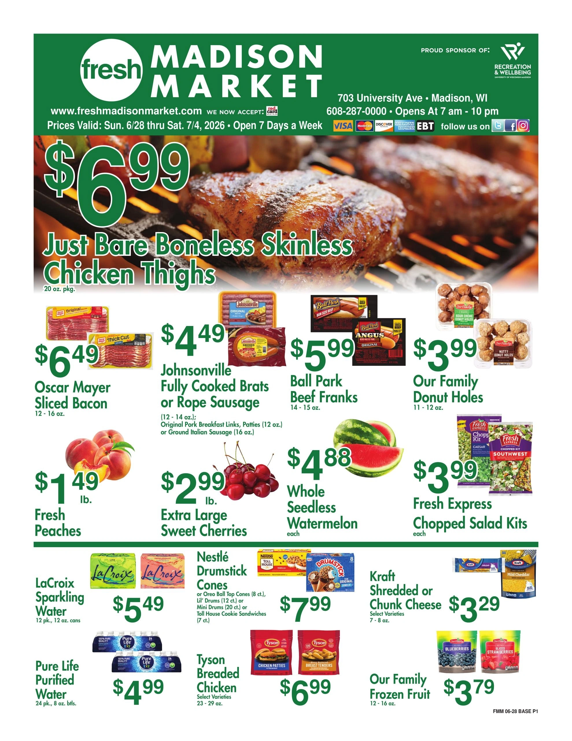 Fresh Madison Market flyer page 1