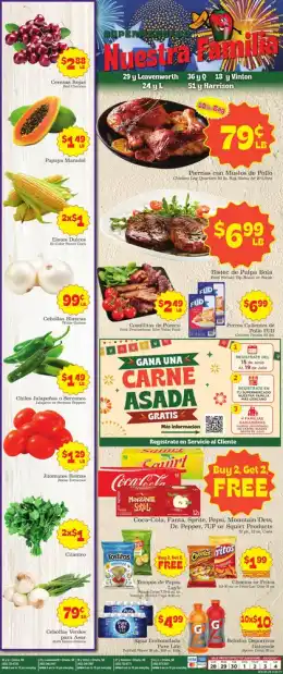 Supermercado Nuestra Familia Weekly Ad