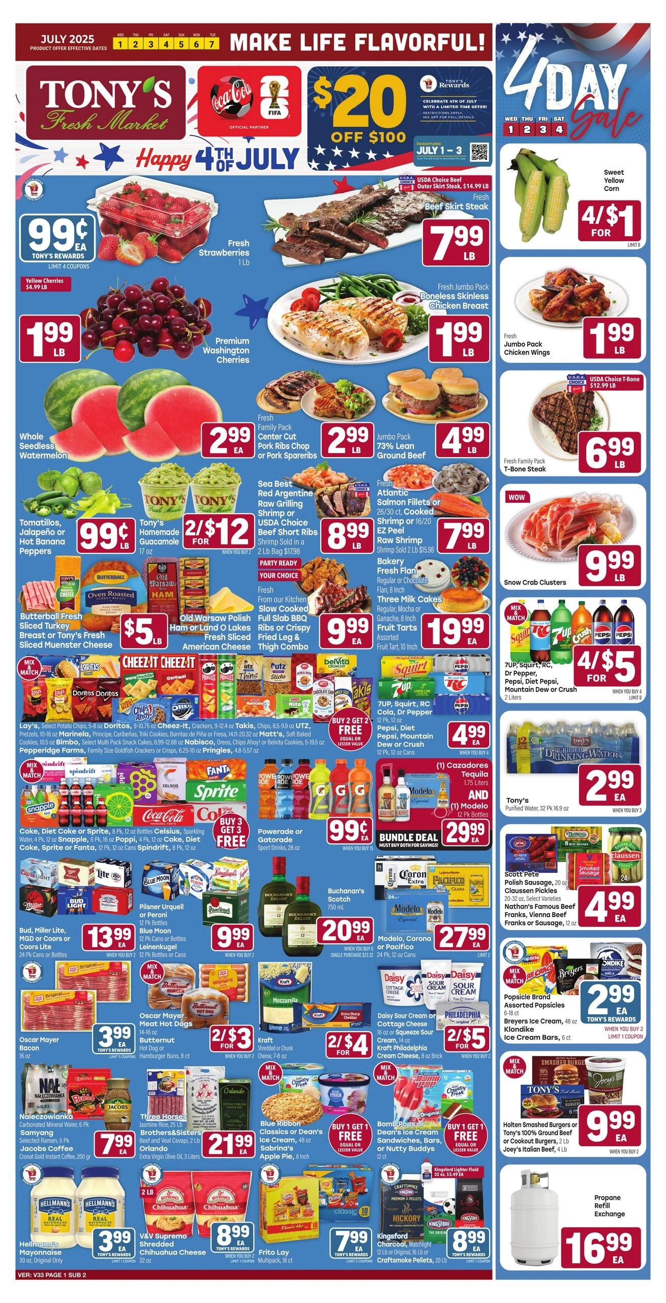 Tony's Fresh Market flyer page 1