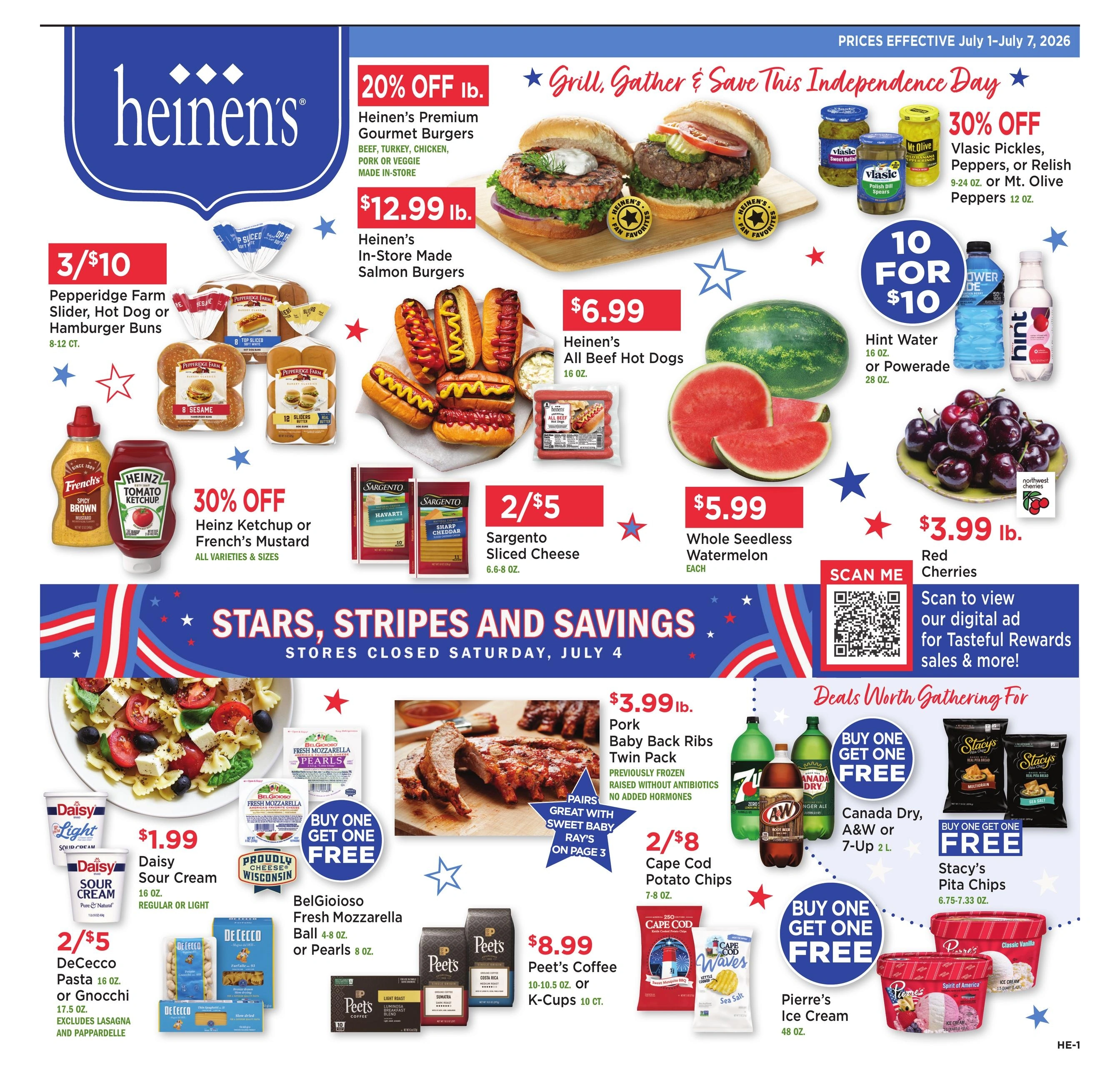 Heinen's Grocery Store flyer page 1