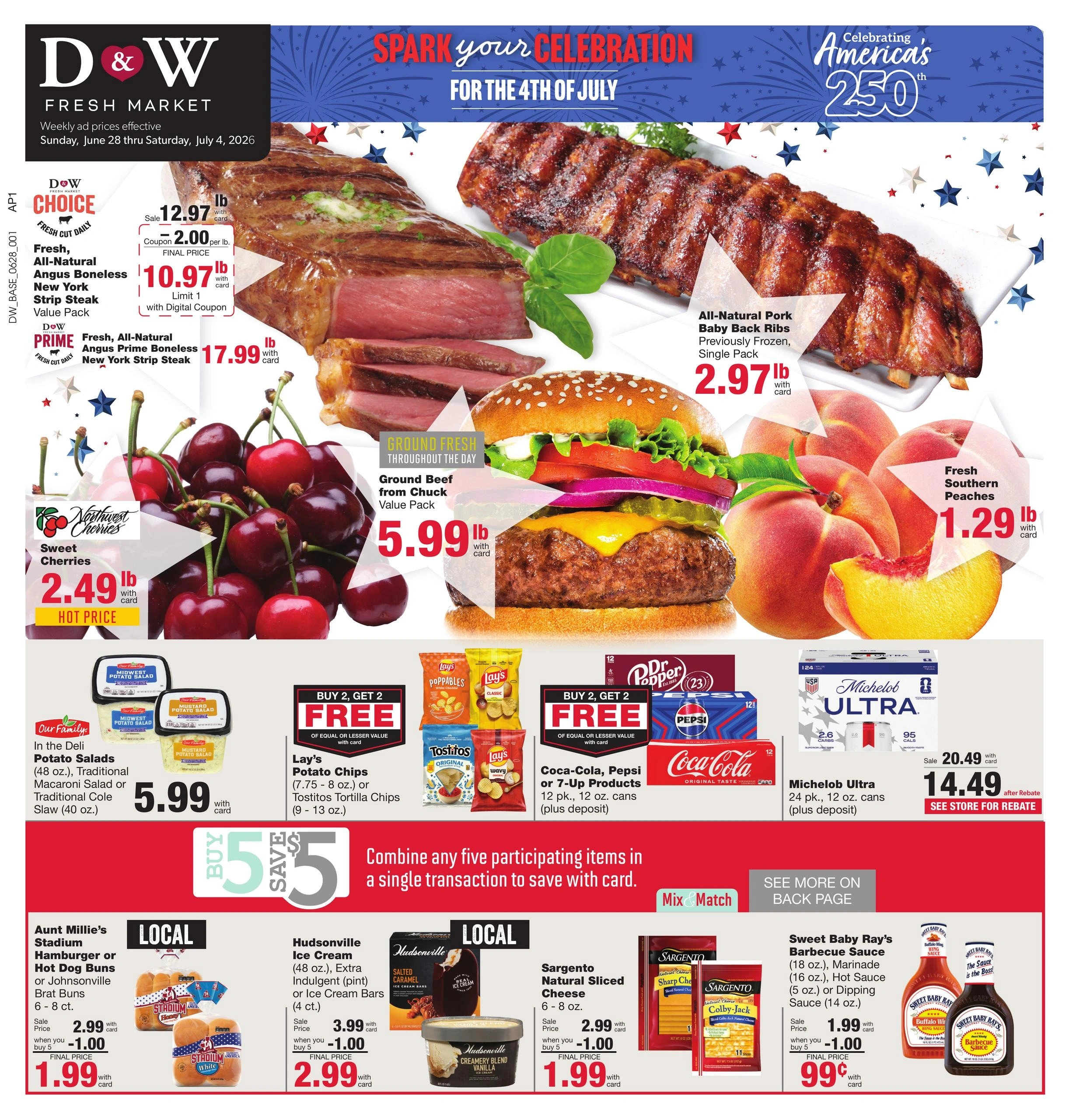D&W Fresh Market flyer page 1