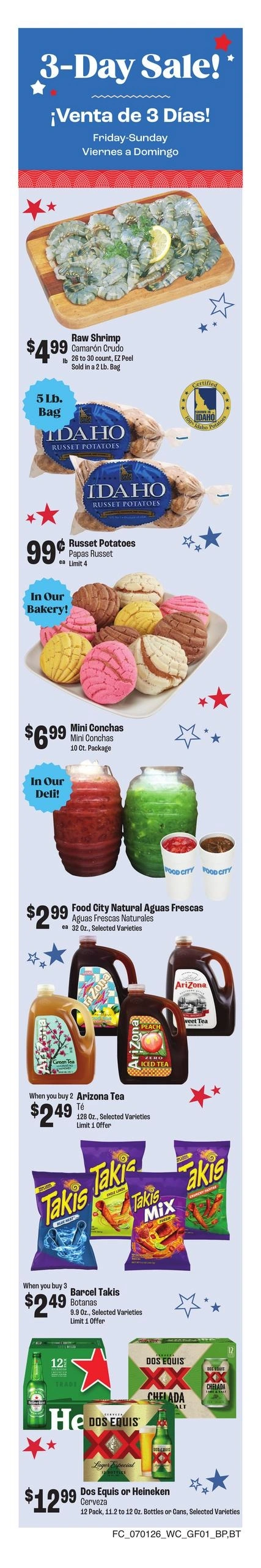 Food City flyer page 1