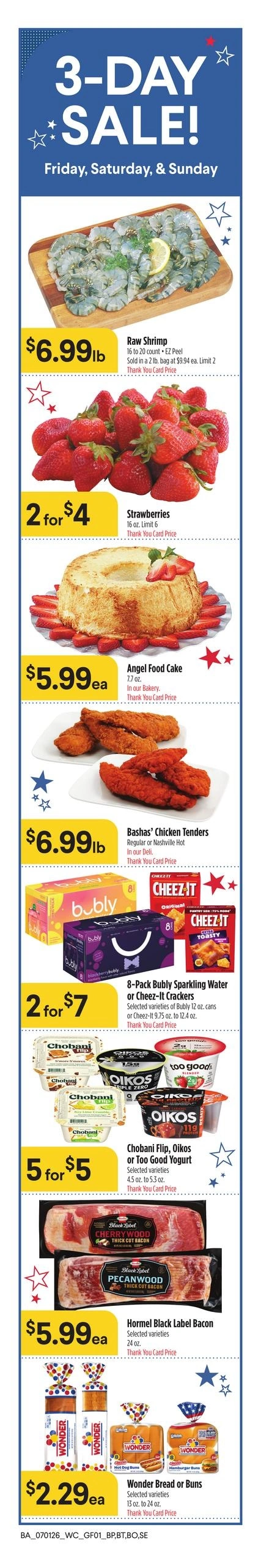 Bashas' flyer page 1
